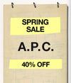 A.P.C. Spring Sale 2024 