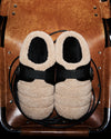 A.P.C. x Subu - Beige furry Subu sandals