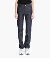 A.P.C. Women Straight Leg Jeans - Woman wearing straight leg jeans to show fit.