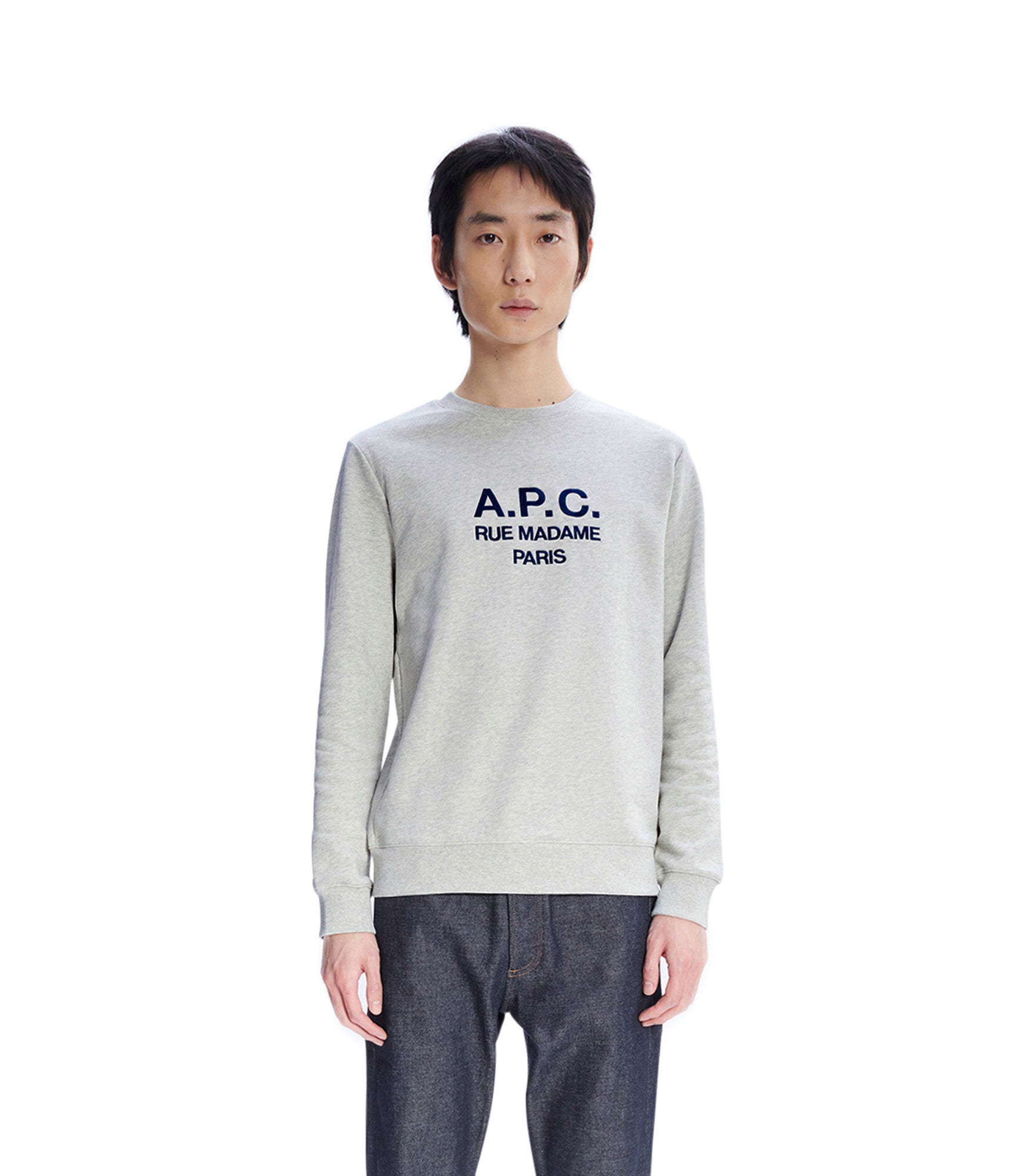 【希少】A.P.C. ROMAN with pocket emb スウェット S Rufus sweatshirt | Organic Cotton | A.P.C. Ready-to-Wear