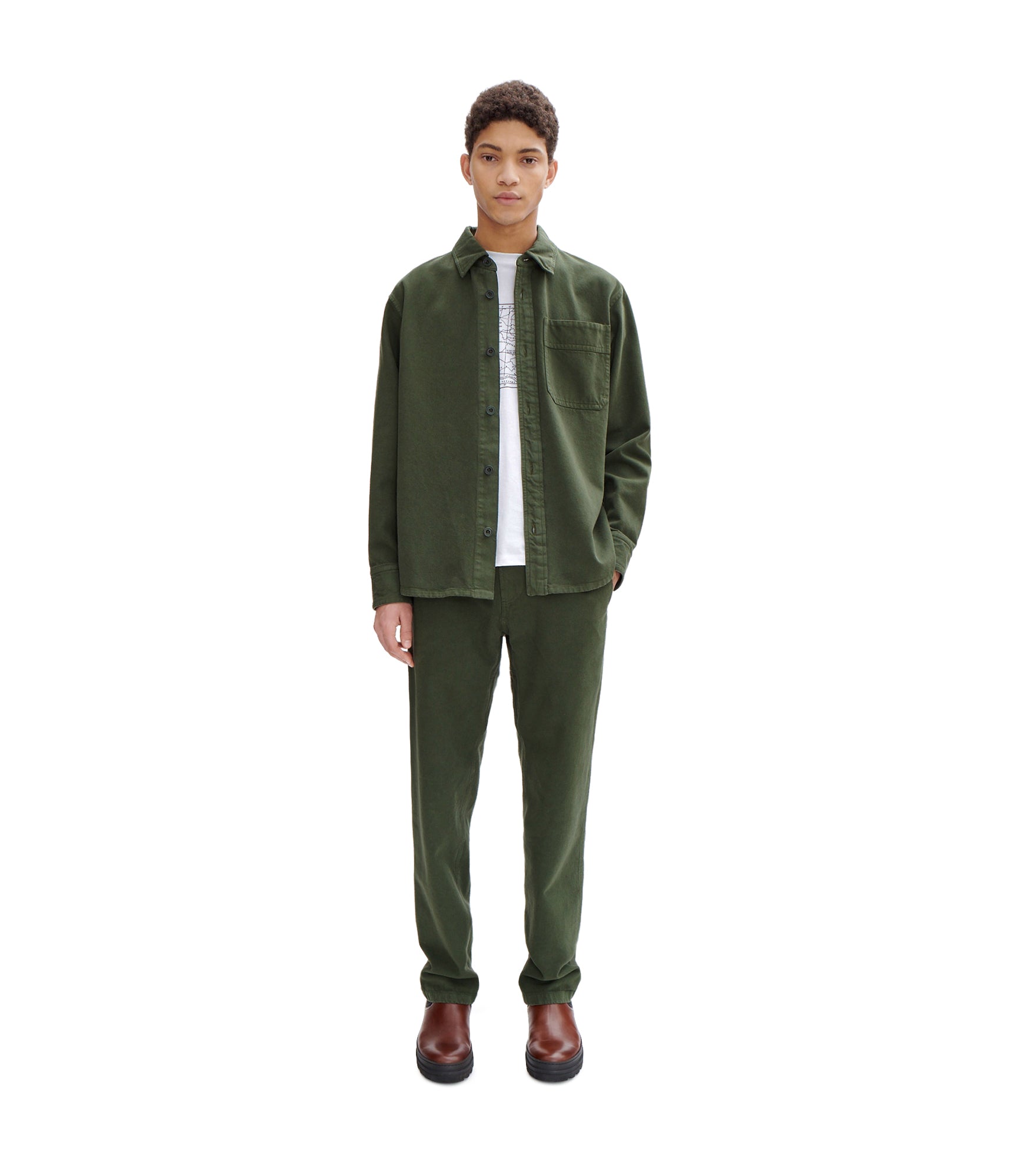 【NONCODE】Belkan Layer Shirt Wrap Pants Belkan Layer Shirt Wrap Pants - 논코드