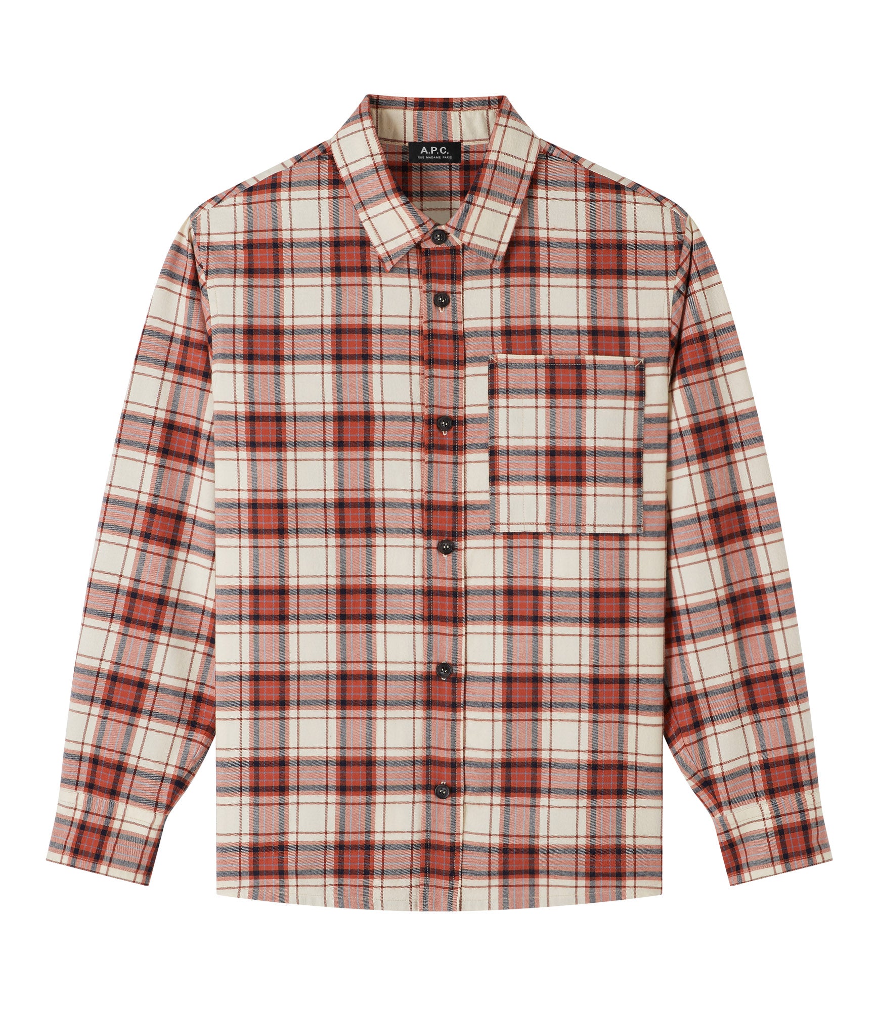 Graham overshirt | Napped plaid cotton overshirt. | A.P.C. Ready
