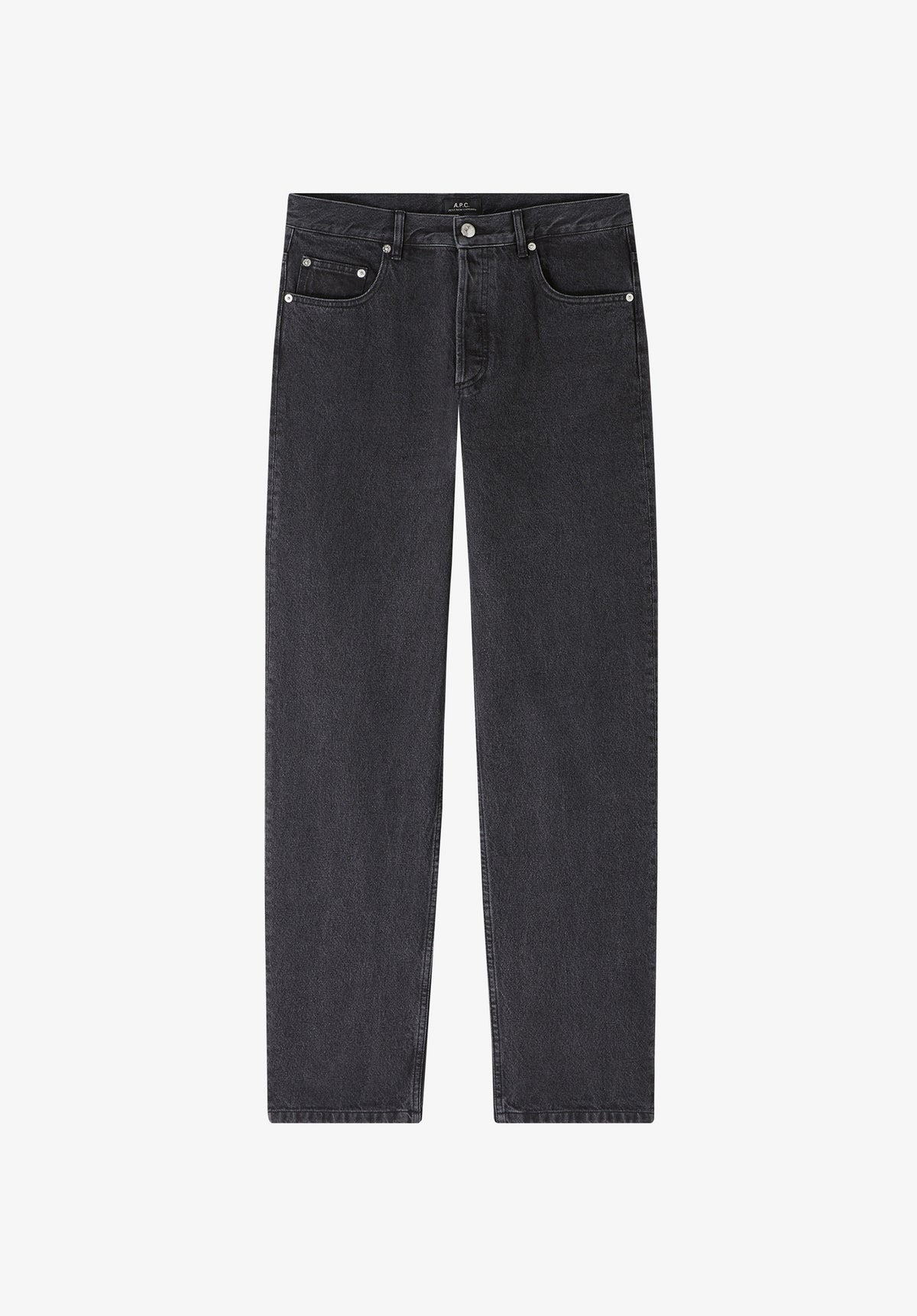 Fairfax jeans | Black stonewashed recycled denim | A.P.C. Ready-to 