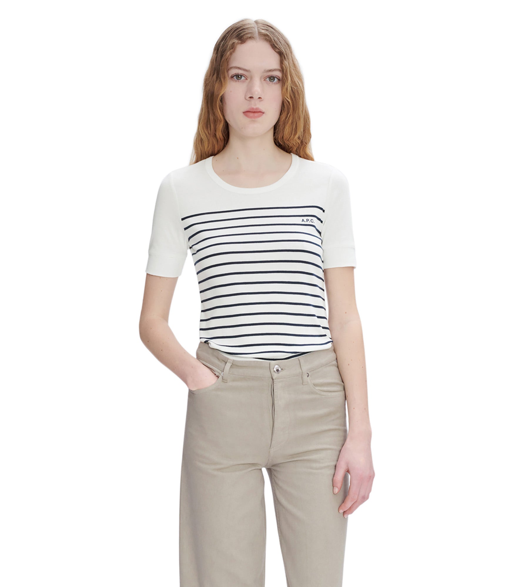 tシャツ STRIPE COTTON JERSEY レディース Cotton Shirt | Striped | UNIQLO US