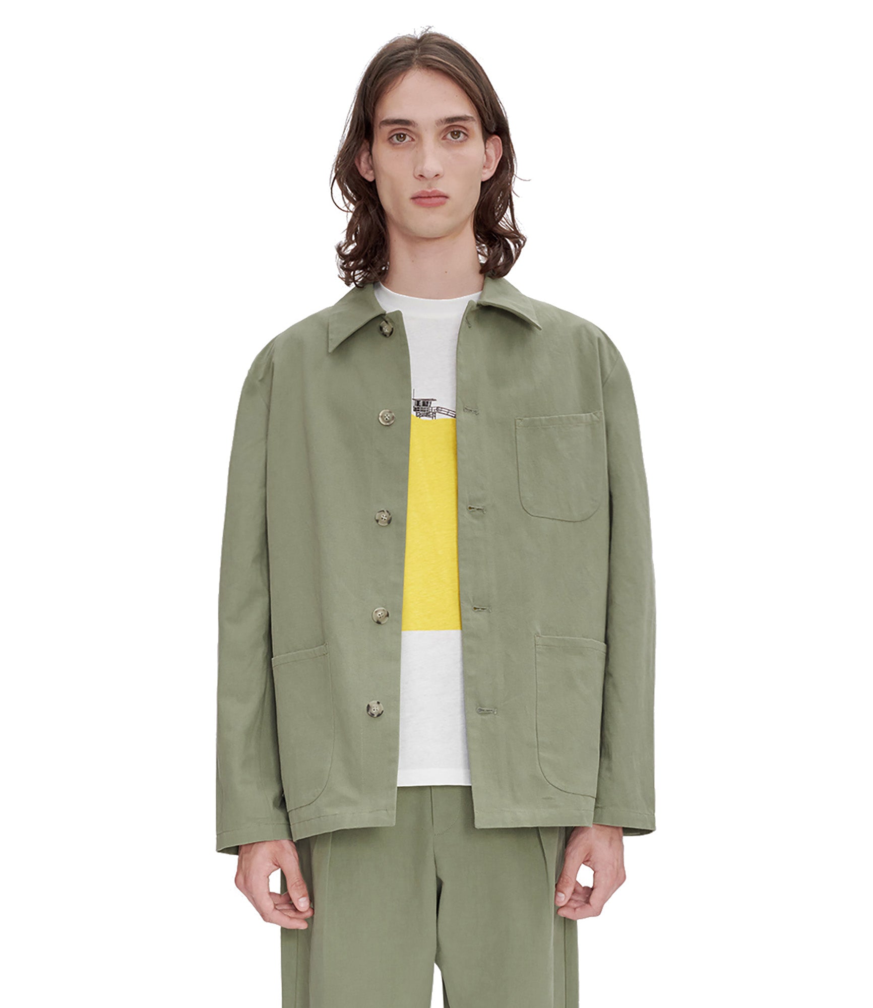 A.P.C｜COATS (COGVZ F01521 LZZ) Louise trench coat | Water-repellent cotton-wool blend