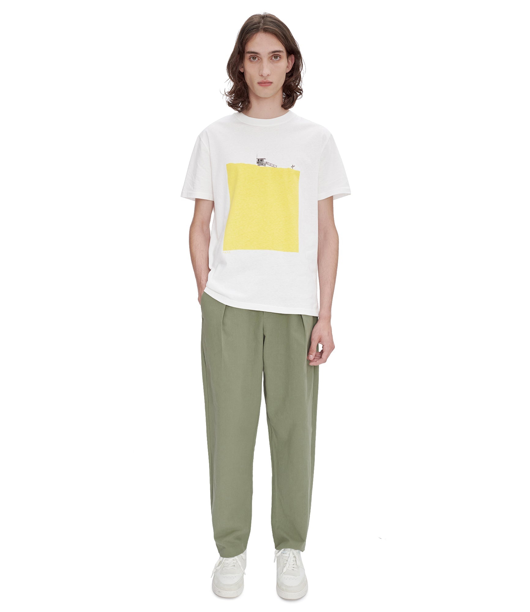 スラックス A.P.C. Renato Linen-Cotton Pants LIAEOH08428-BAA Renato trousers | 90% cotton 10% wool | A.P.C. Ready-to-Wear
