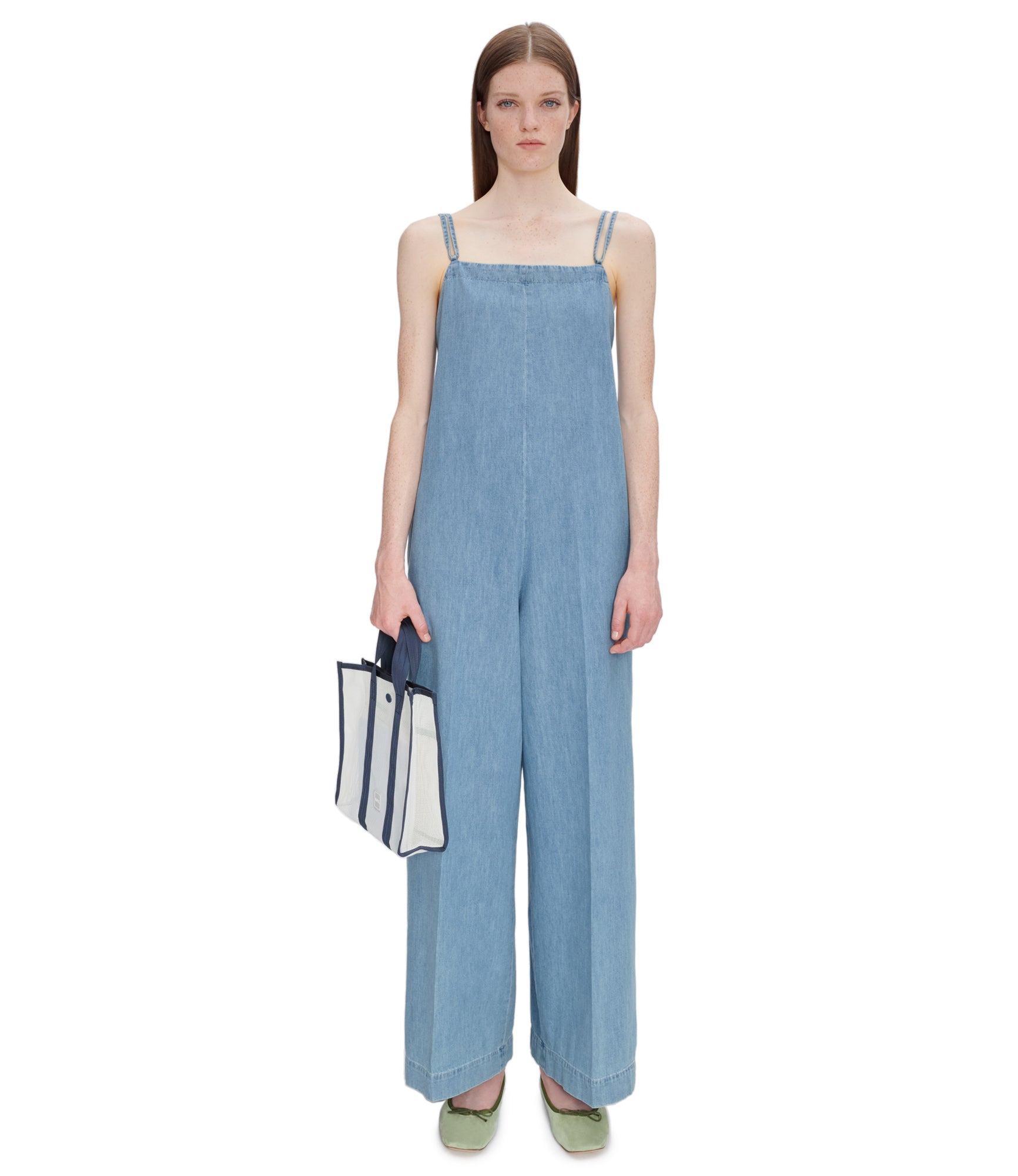 Sunset jumpsuit | Lightweight organic stonewashed denim