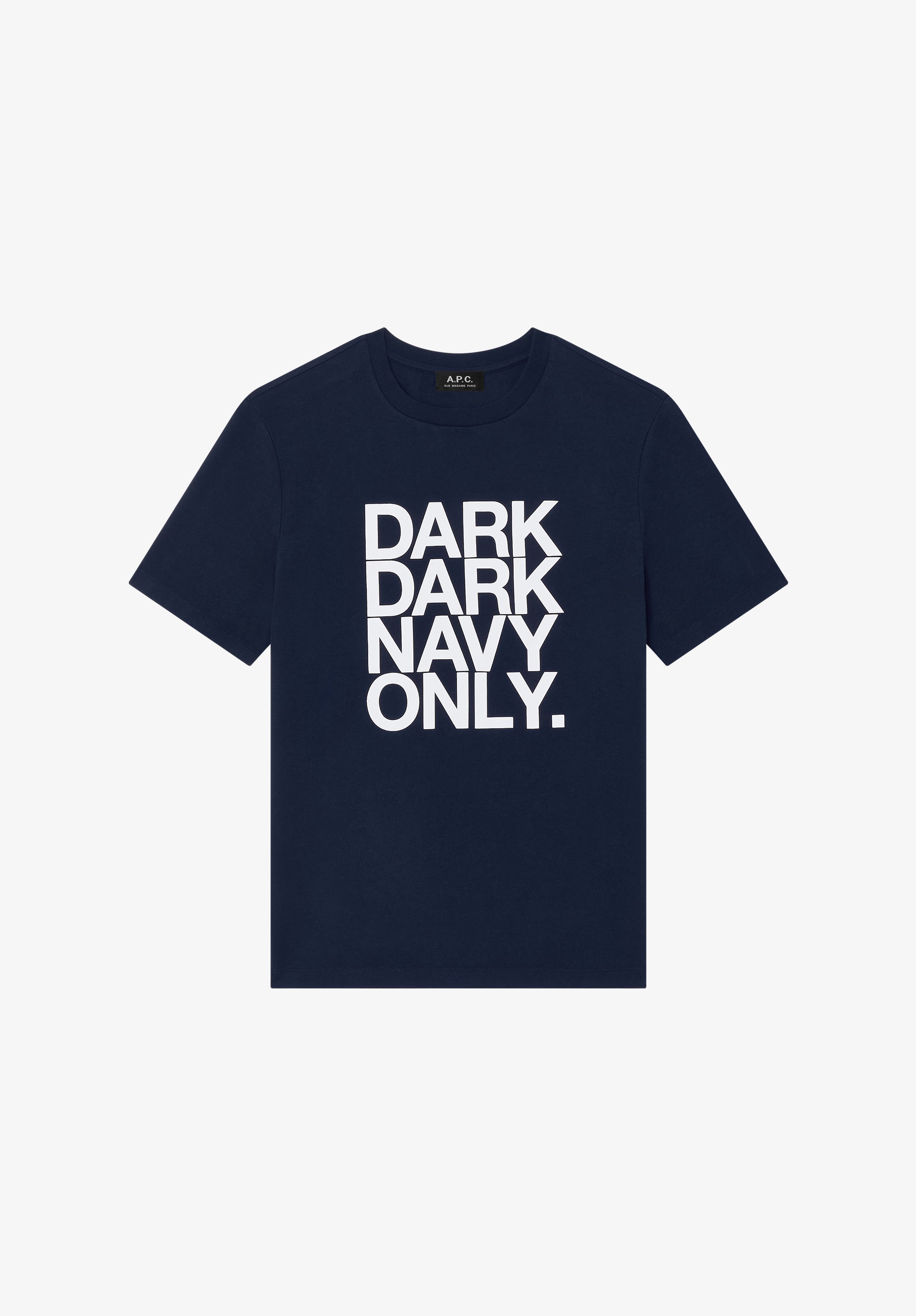 Dark dark navy only T-shirt | T-shirts | A.P.C. Ready-to-Wear