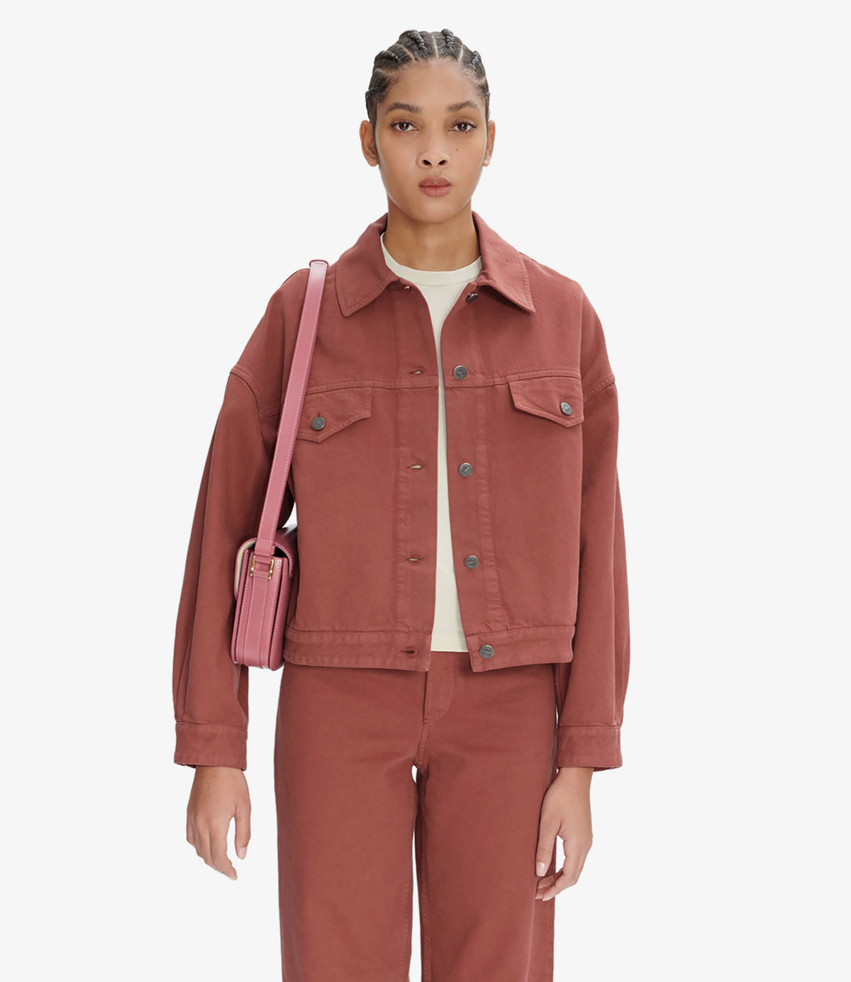 Cally jacket | Dyed organic cotton denim | A.P.C. Ready-to-Wear