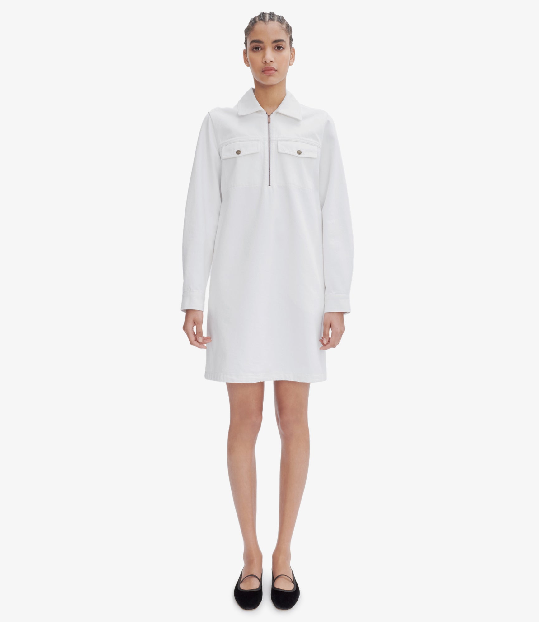 Felicity dress | Dyed organic cotton denim