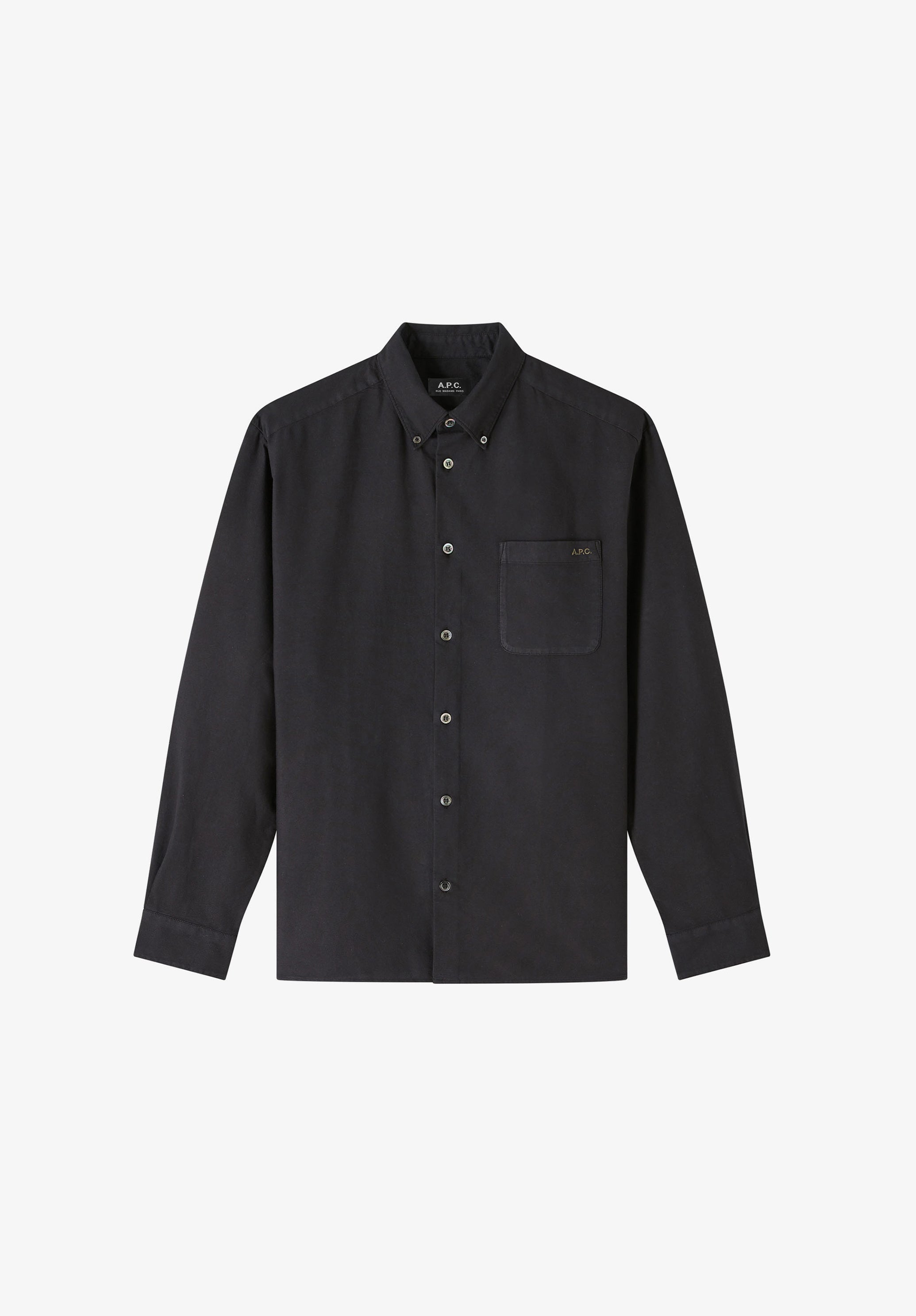 apc dress shirt A.P.C. | Mateo Logo Shirt | XXL