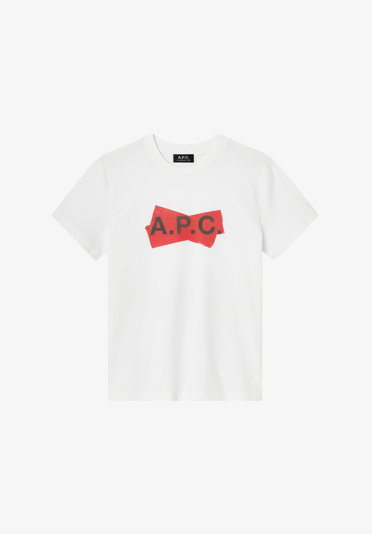 Scotch rouge T-shirt | T-shirts | A.P.C. Ready-to-Wear