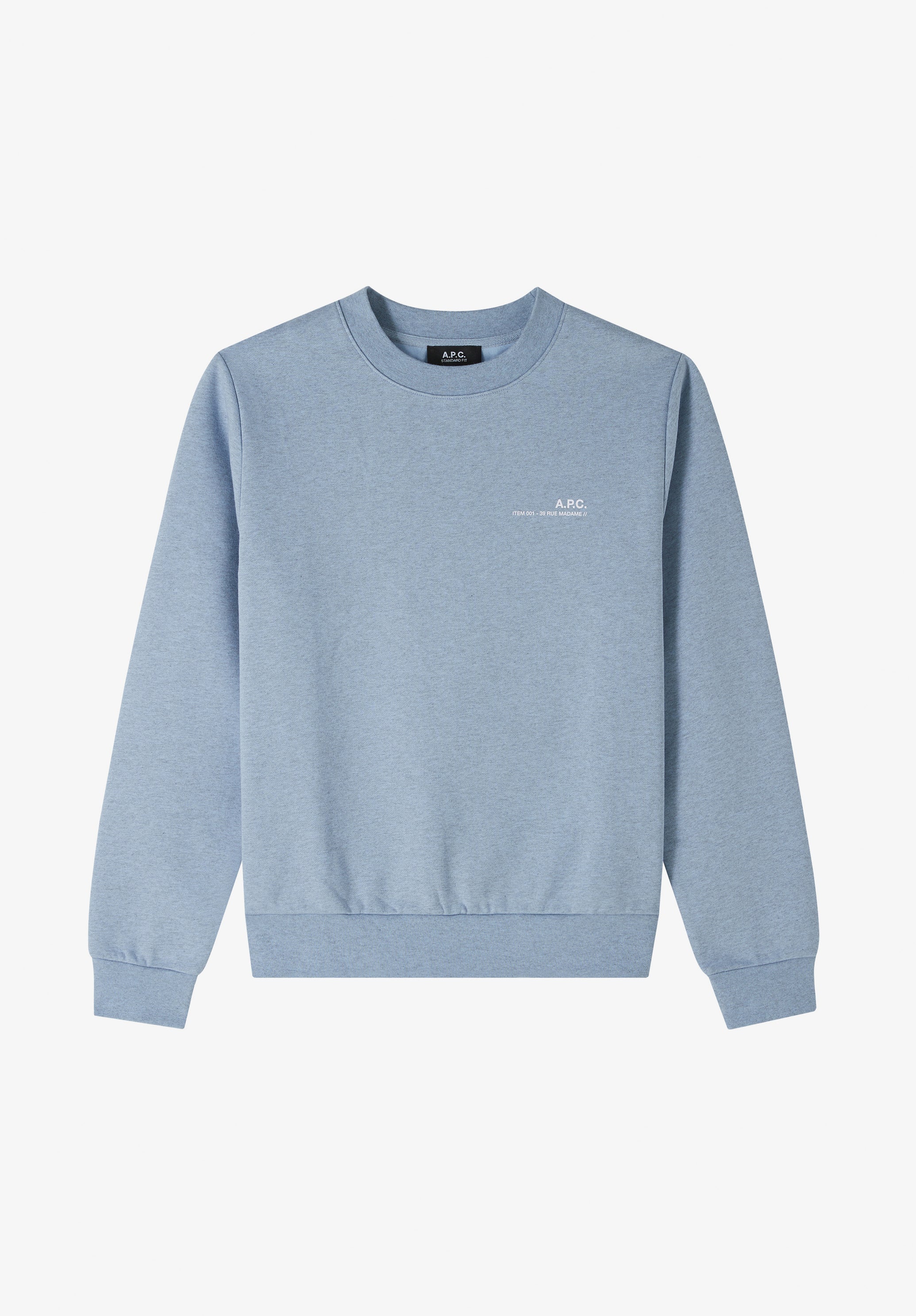Standard Item Overdye sweatshirt | Napped organic fleece | A.P.C.