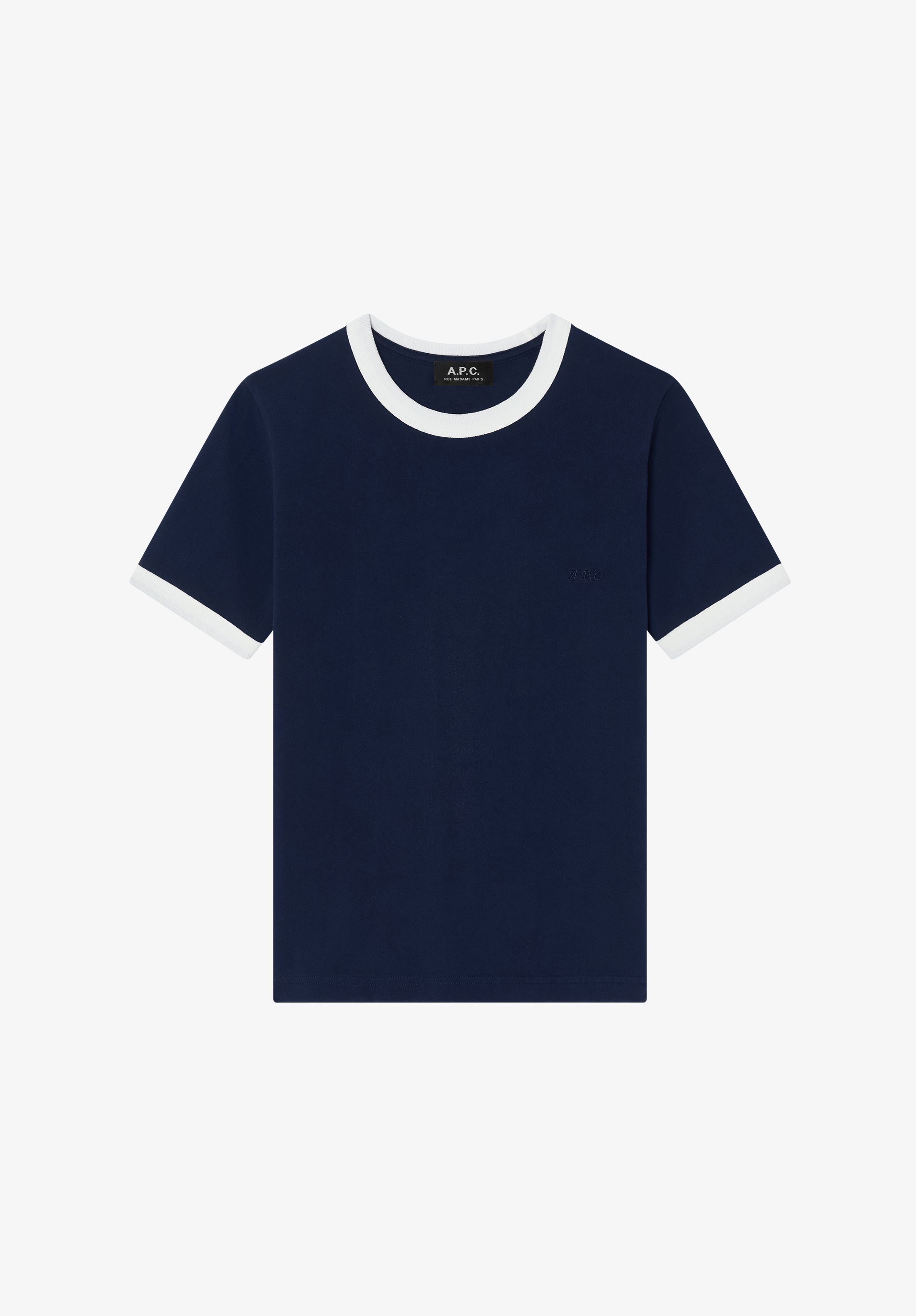 Ringer crop T-shirt | T-shirts | A.P.C. Ready-to-Wear