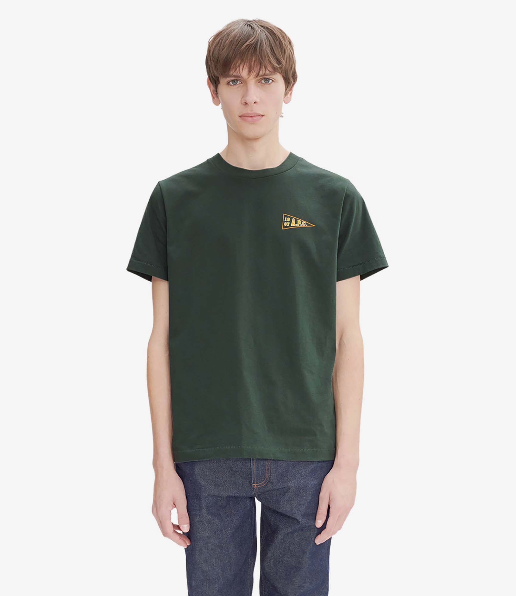 Tシャツ・カットソー A.P.C. t-shirt standard university (50706) Standard University T-shirt | Organic jersey | A.P.C. Ready