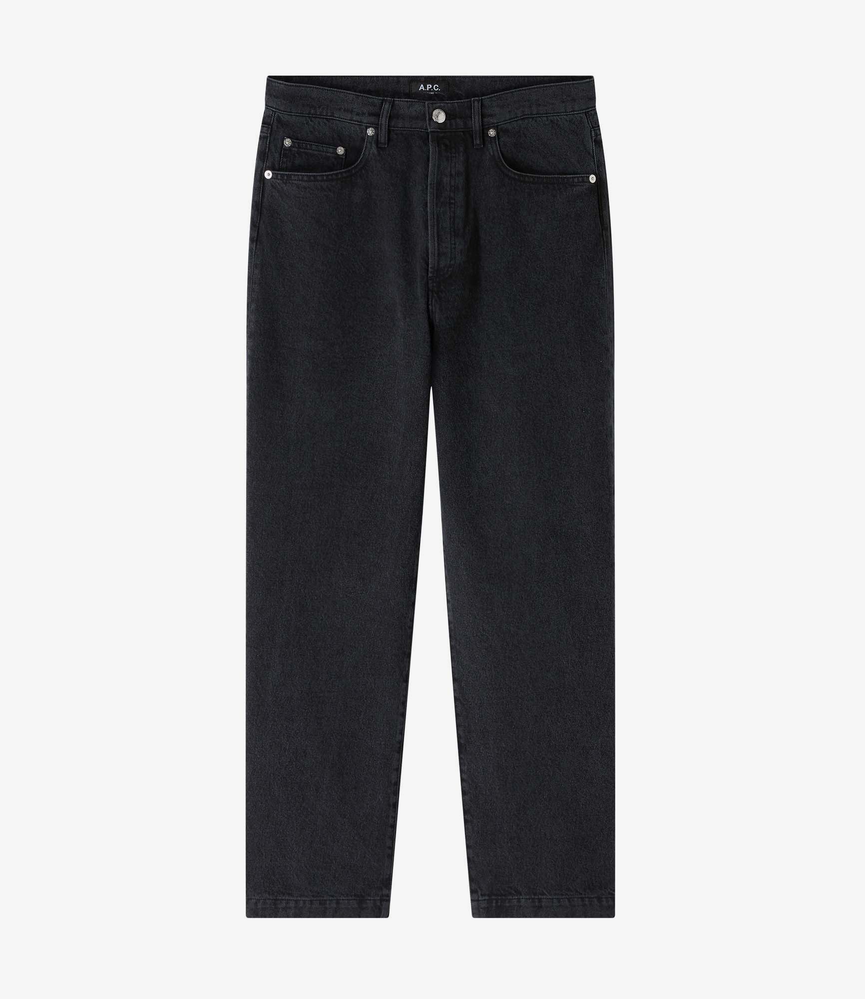 Achille jeans | Black stonewashed recycled denim | A.P.C. Ready-to