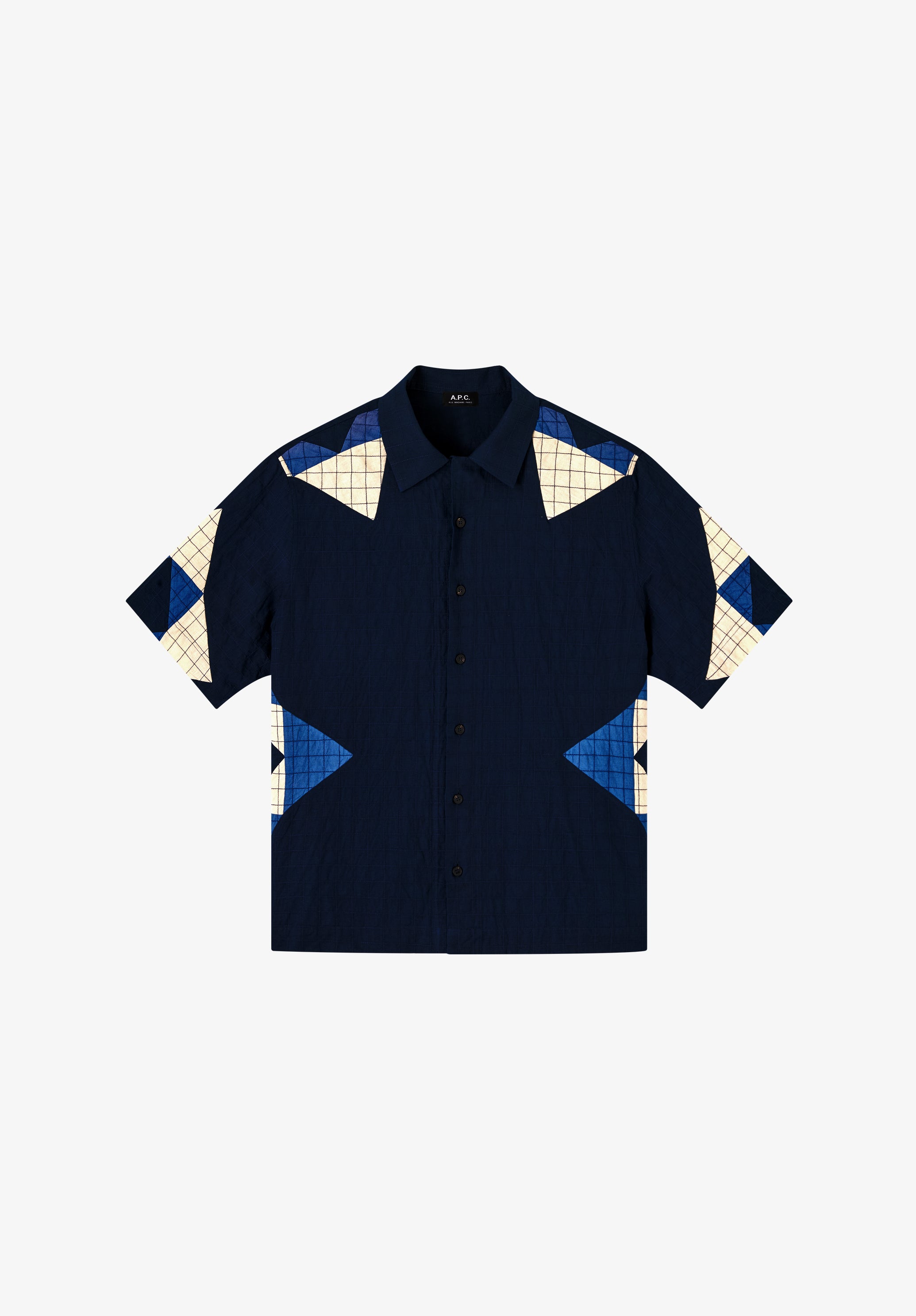 Patchwork shirt | Shirts | A.P.C. Ready-to-Wear