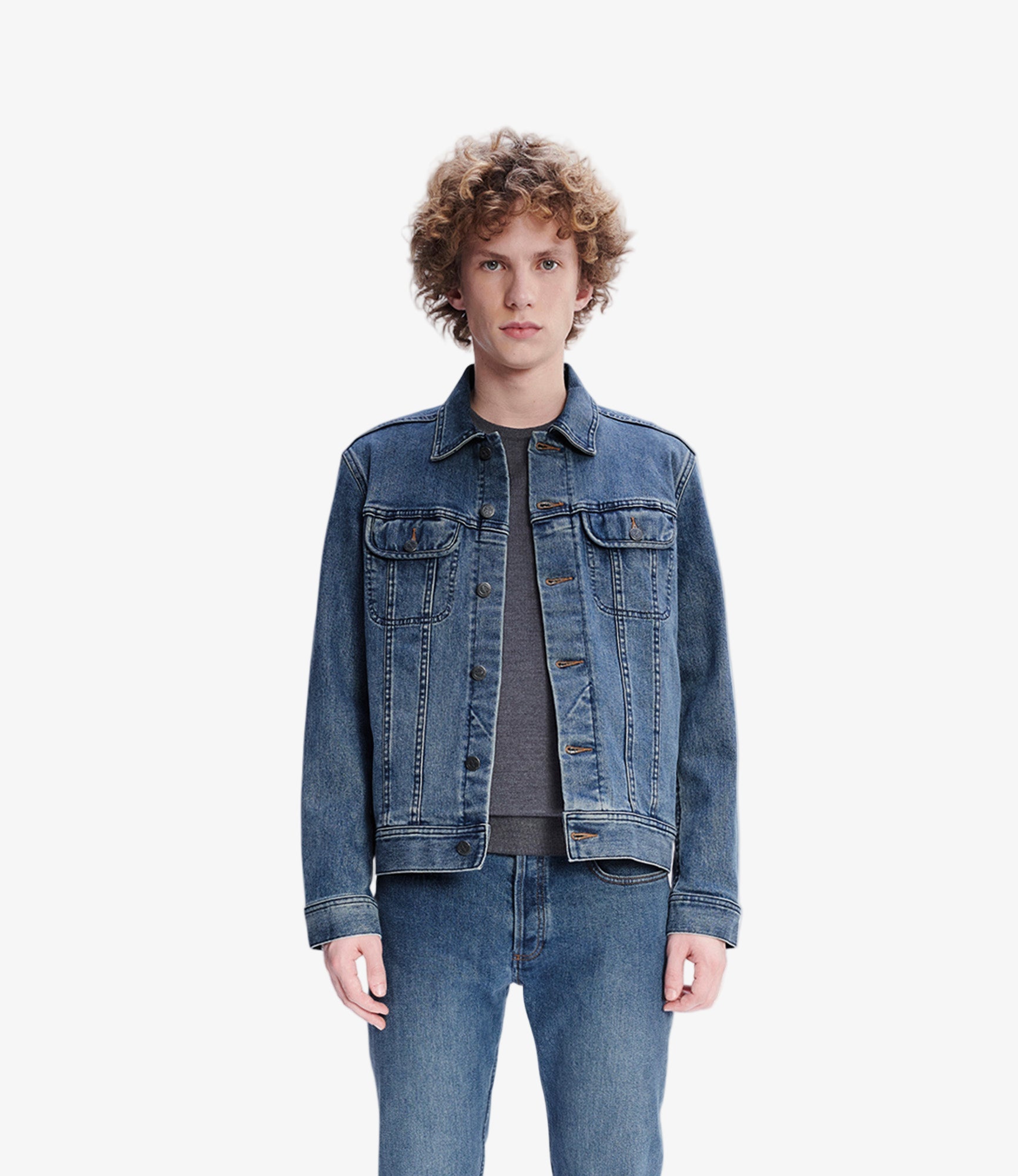 Veste Worker Veste En Jean American Vintage Veste Jean US Denim