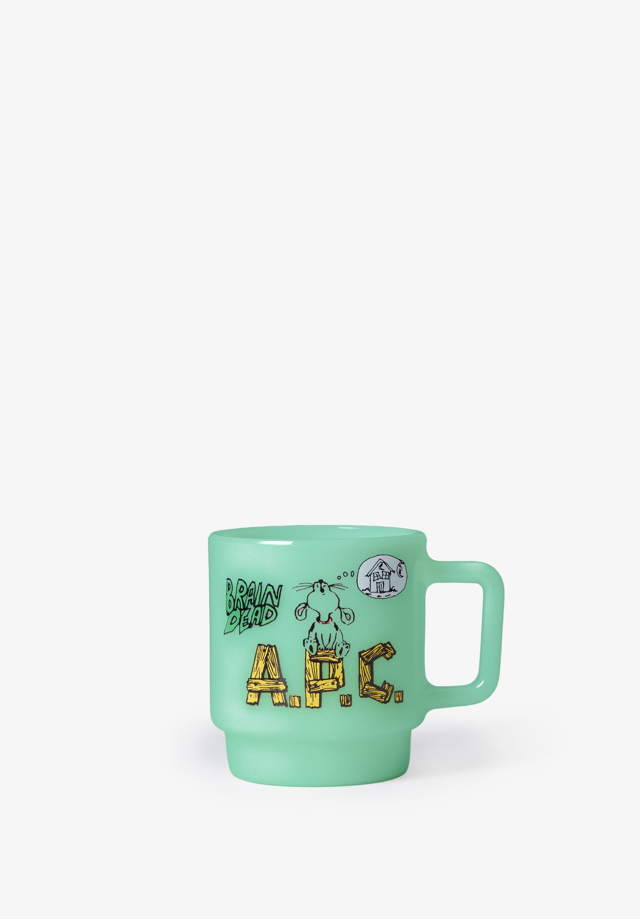A.P.C. x Brain Dead Milk glass mug | Small accessories | A.P.C.