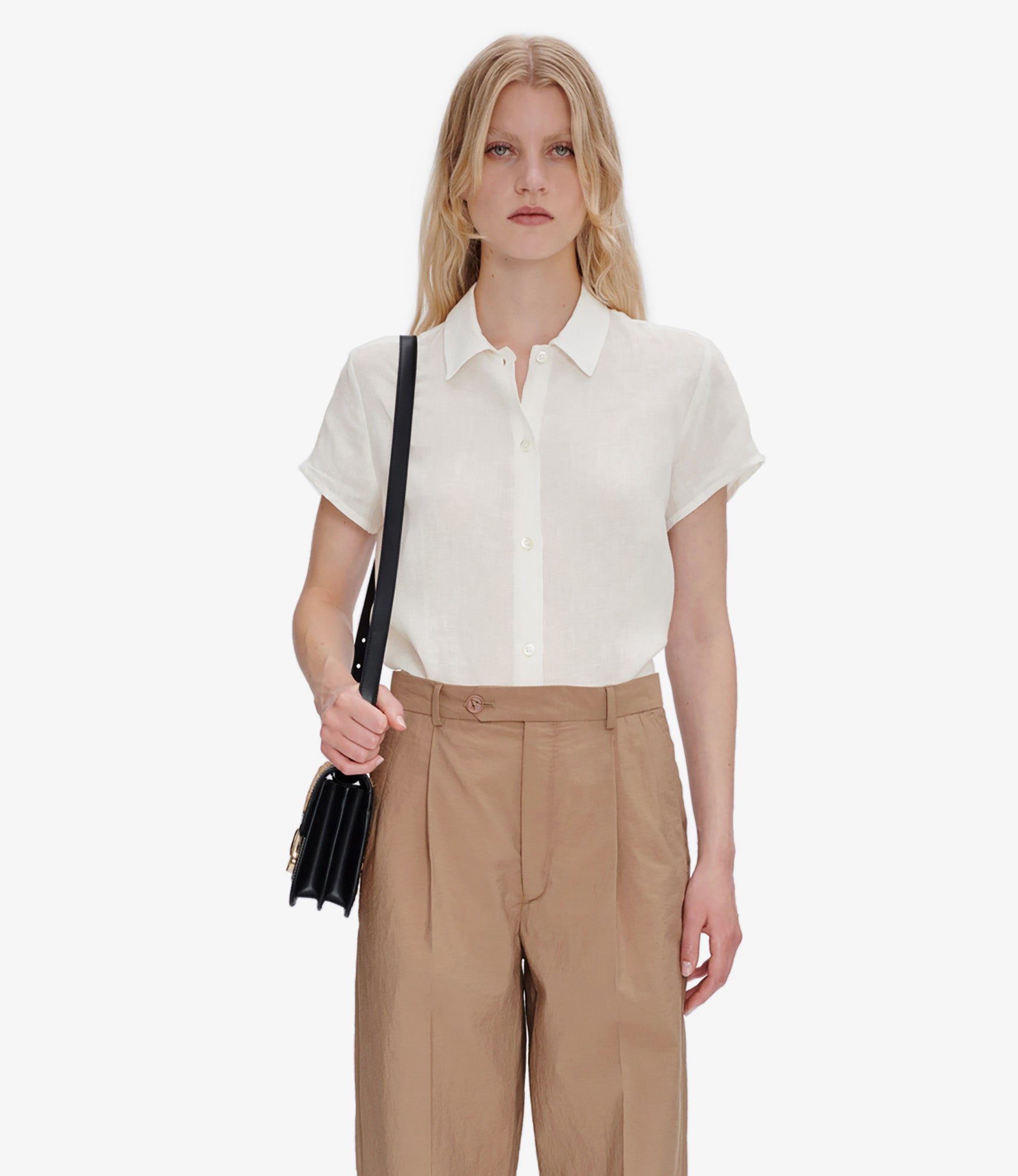 Marina short-sleeve shirt | Linen canvas | A.P.C. Ready-to-Wear