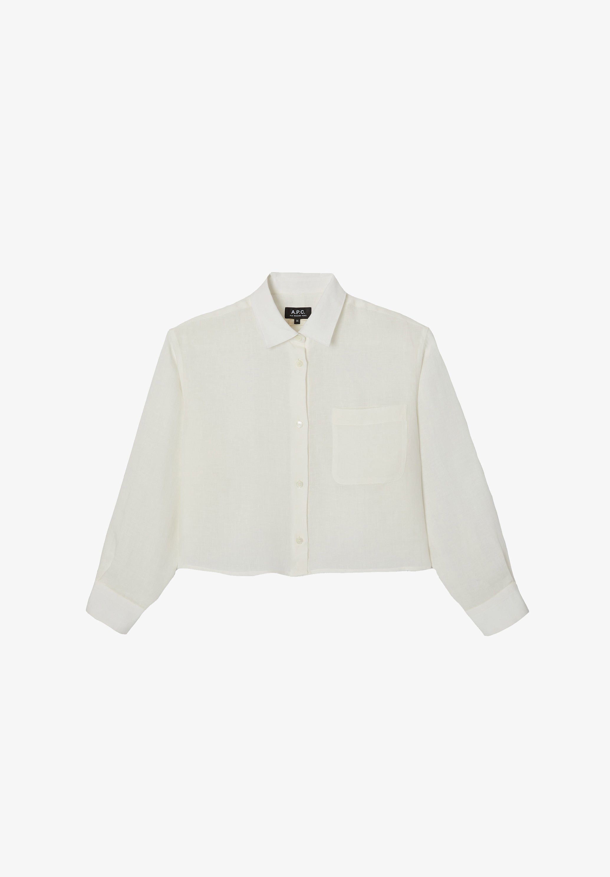 Sophie Logo shirt | Linen canvas | A.P.C. Ready-to-Wear