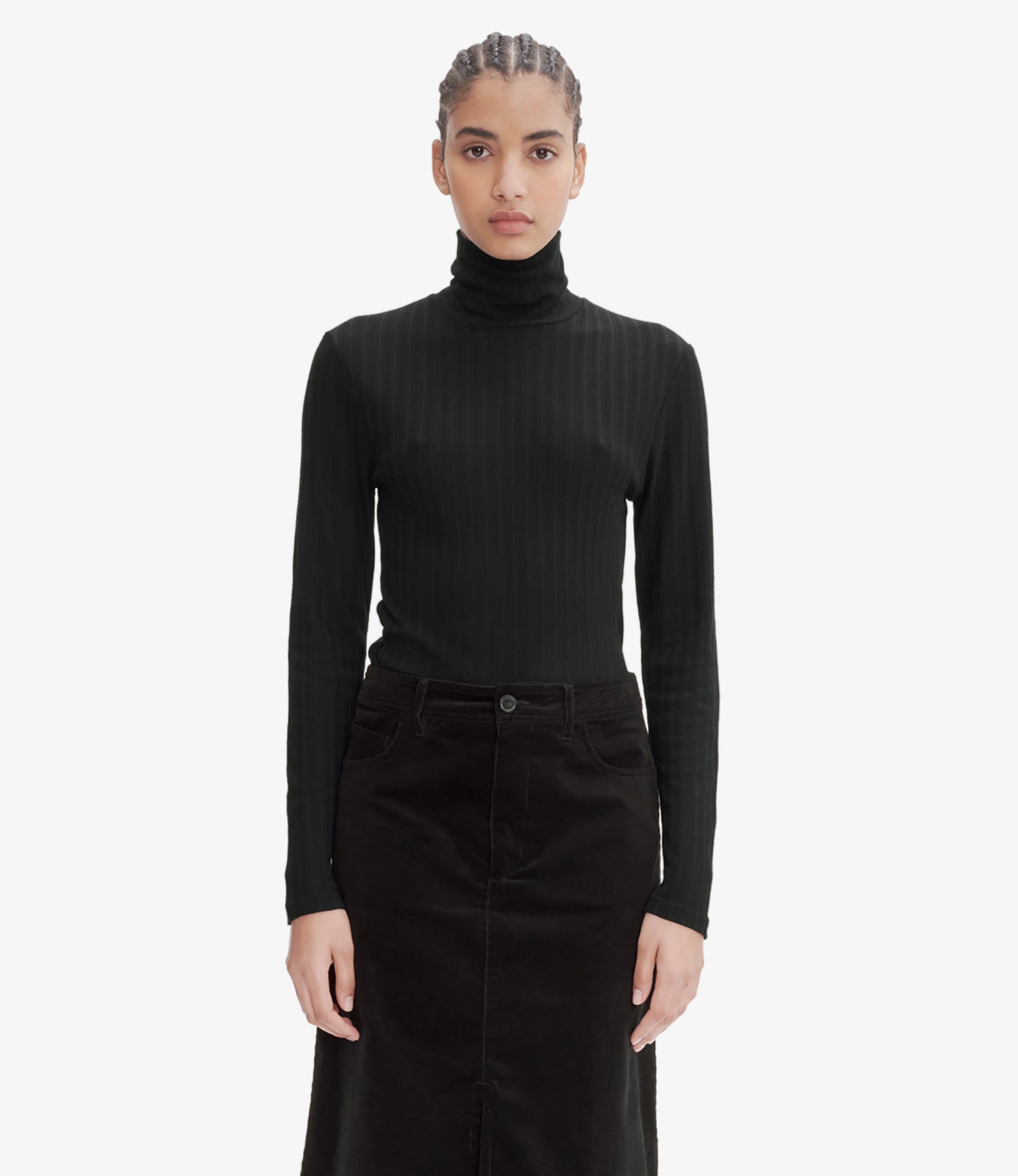Assia top | Thin ribbed jersey | A.P.C. Ready-to-Wear