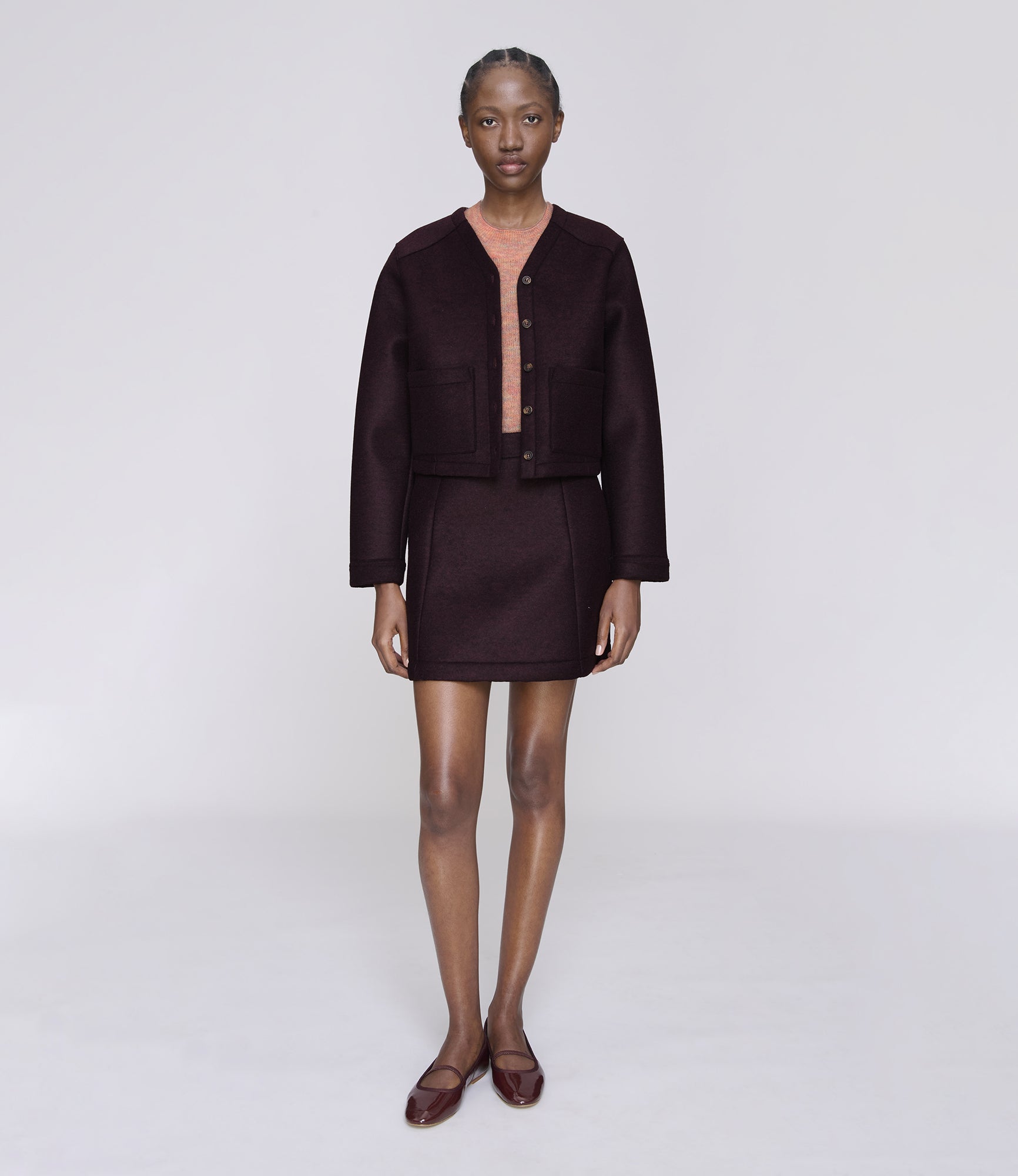 Aurelie jacket | 50% recycled polyester 35% acrylic-polyacrylic 15