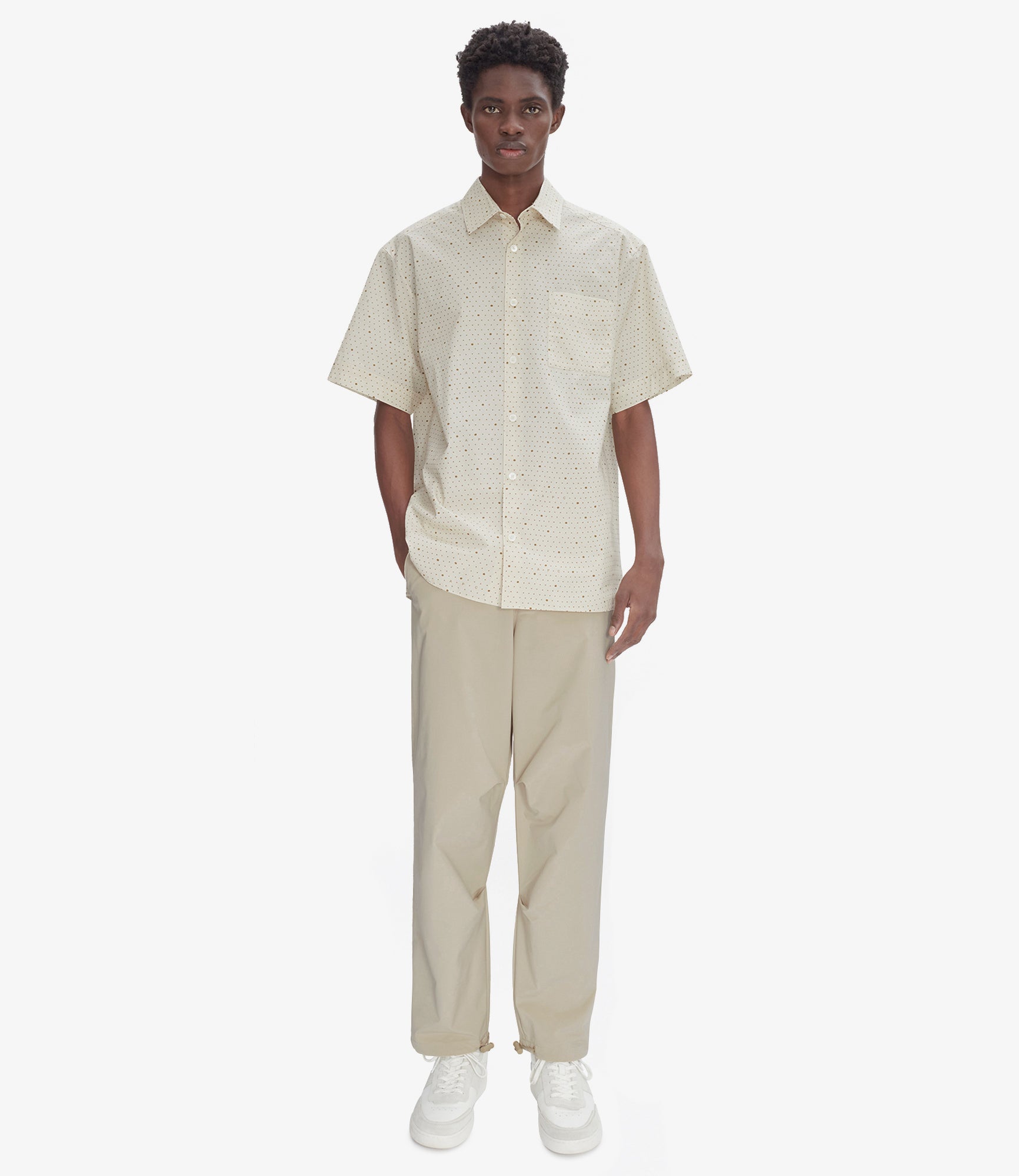 Mashi pants | Water-repellent recycled compact nylon | A.P.C.