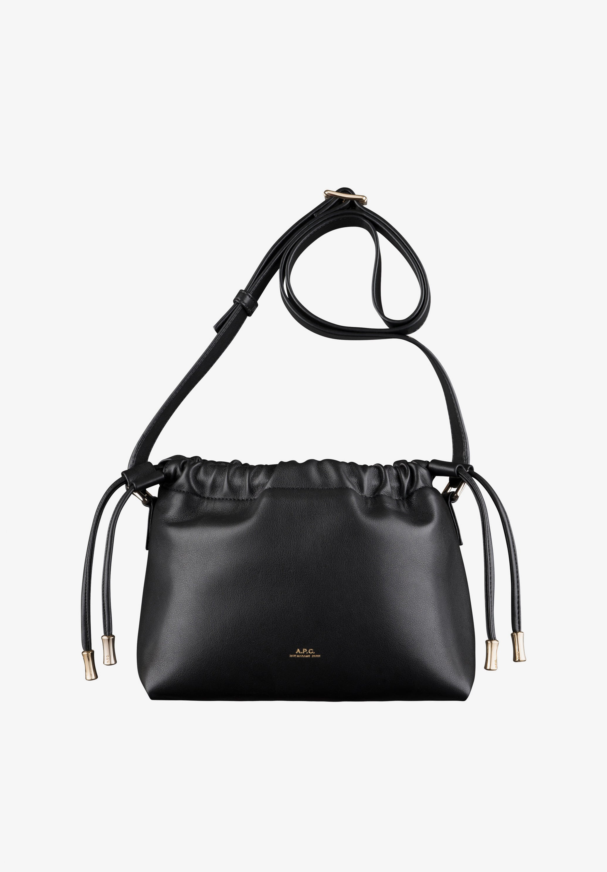 Ninon Mini bag | Small drawstring bag in recycled leather-like