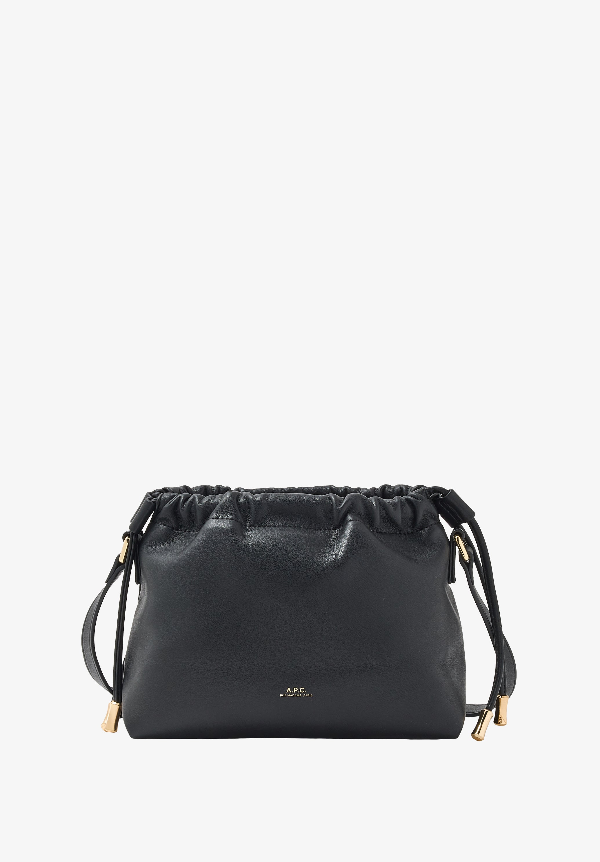 Ninon Mini bag | Small drawstring bag in recycled leather-like