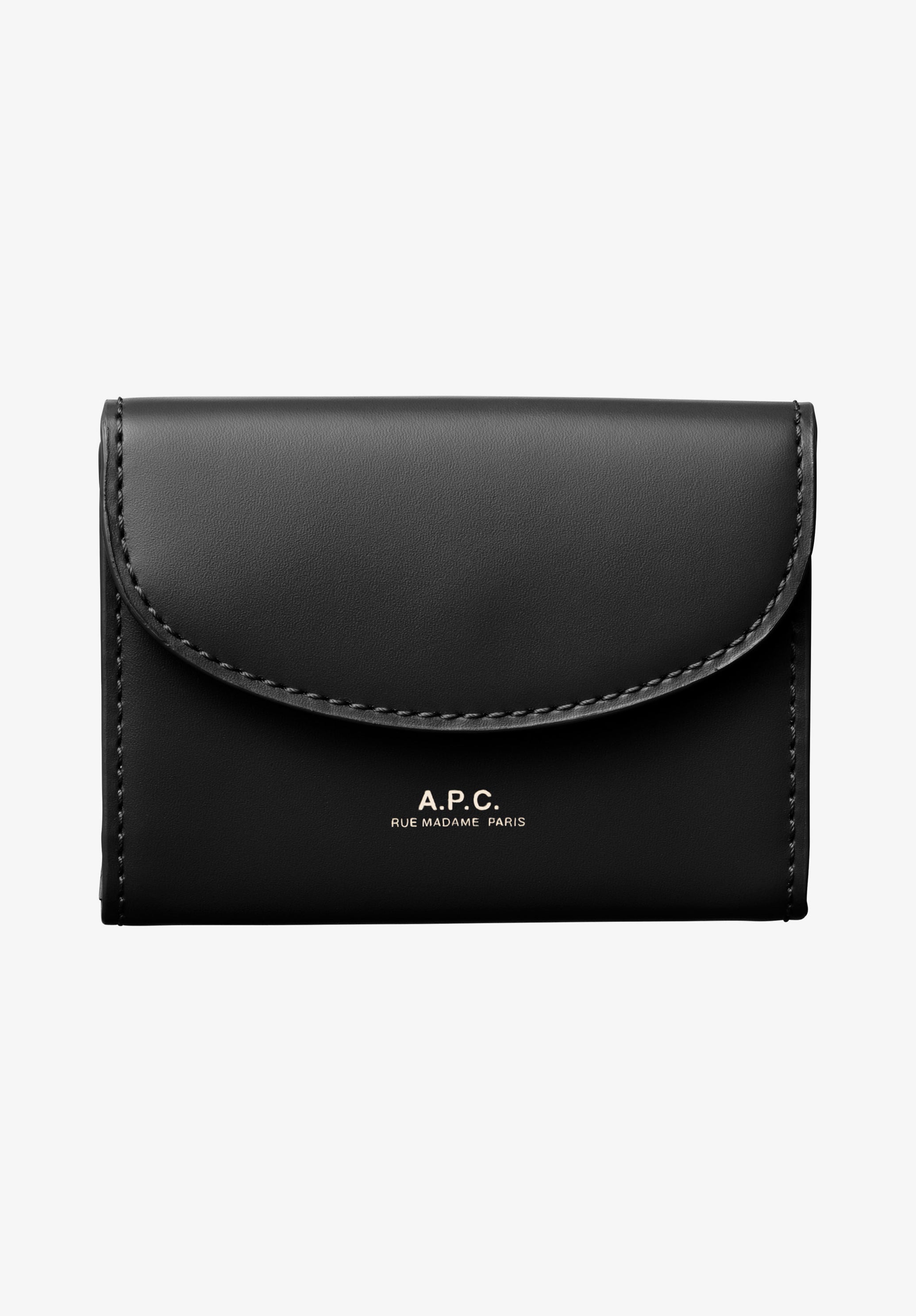 Genève business card holder - Smooth leather - A.P.C. Accessories
