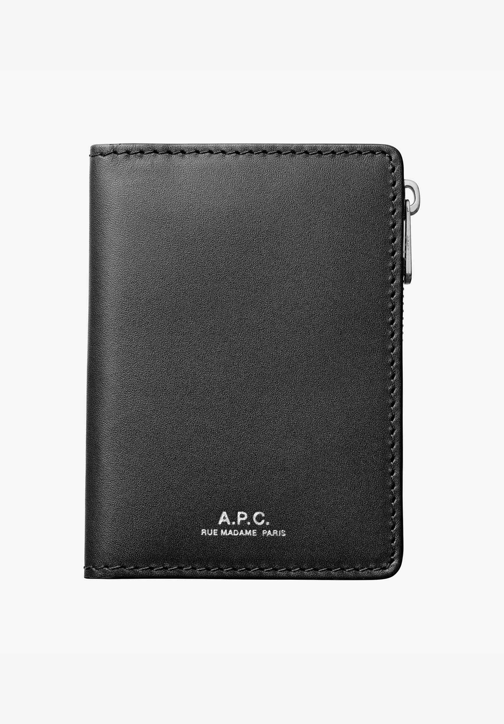 Stefan Zip cardholder | Smooth vegetable-tanned leather | A.P.C.