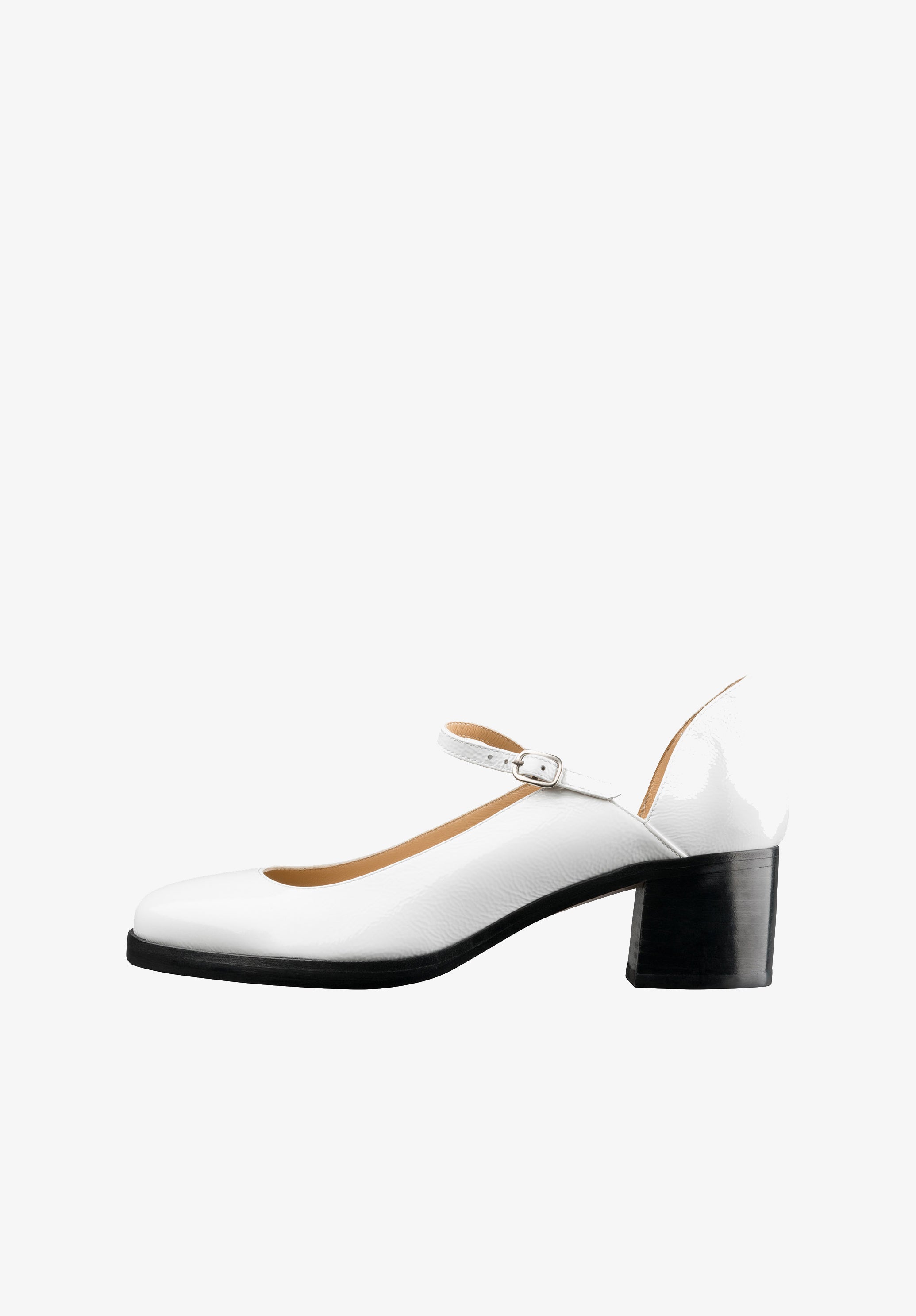 Jade Mary Janes | Patent leather high-heel Mary Janes. | A.P.C.