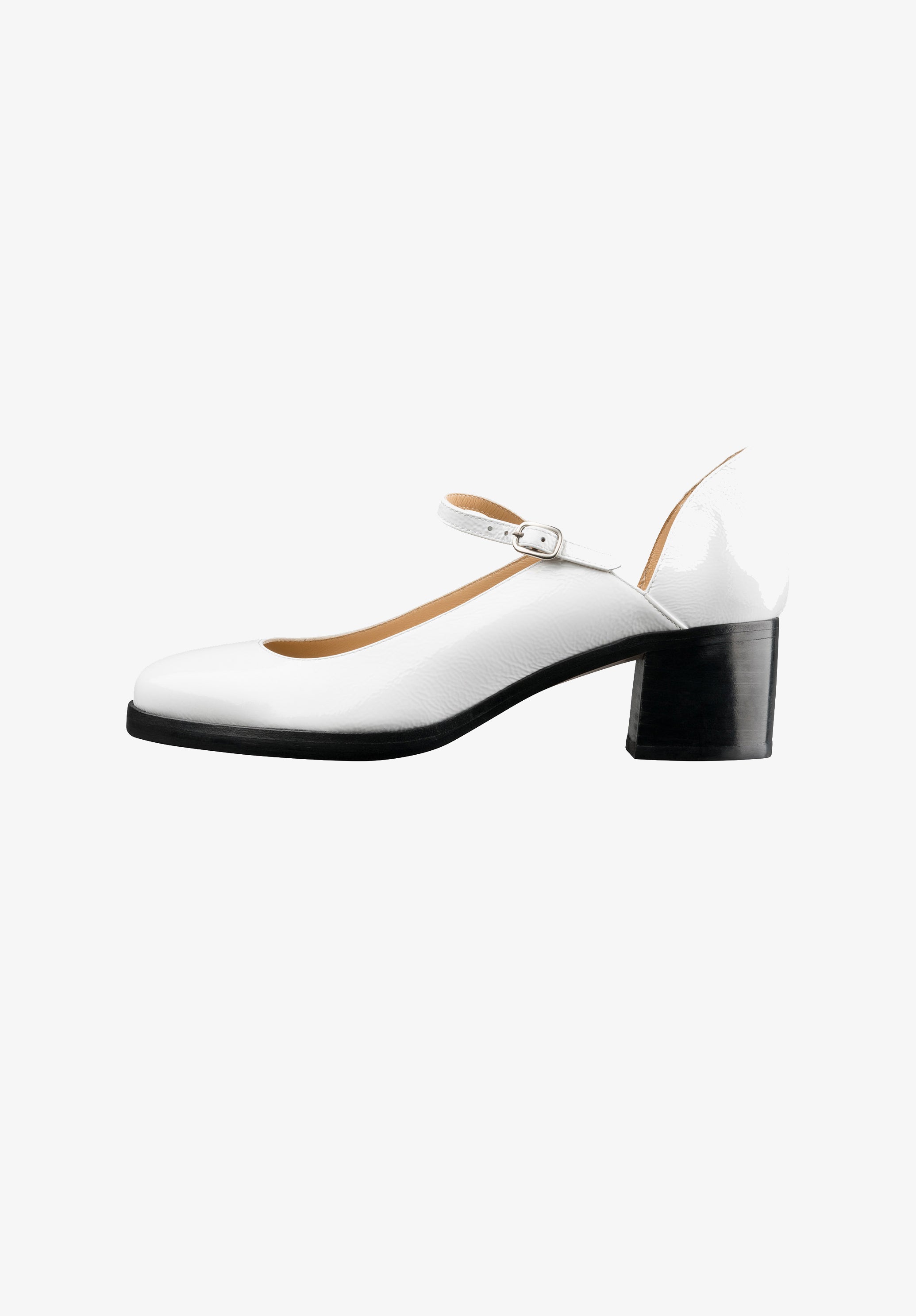 Jade Mary Janes | Patent leather high-heel Mary Janes. | A.P.C.
