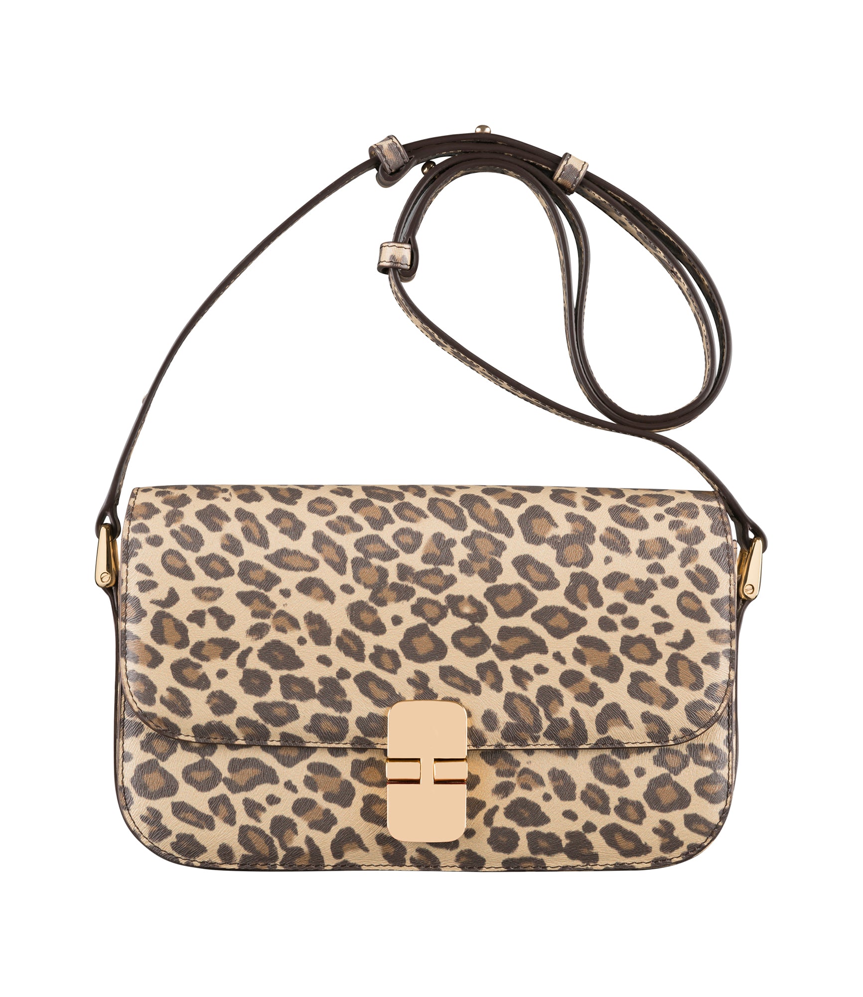 Grace Shoulder bag Leopard-print leather Accessories