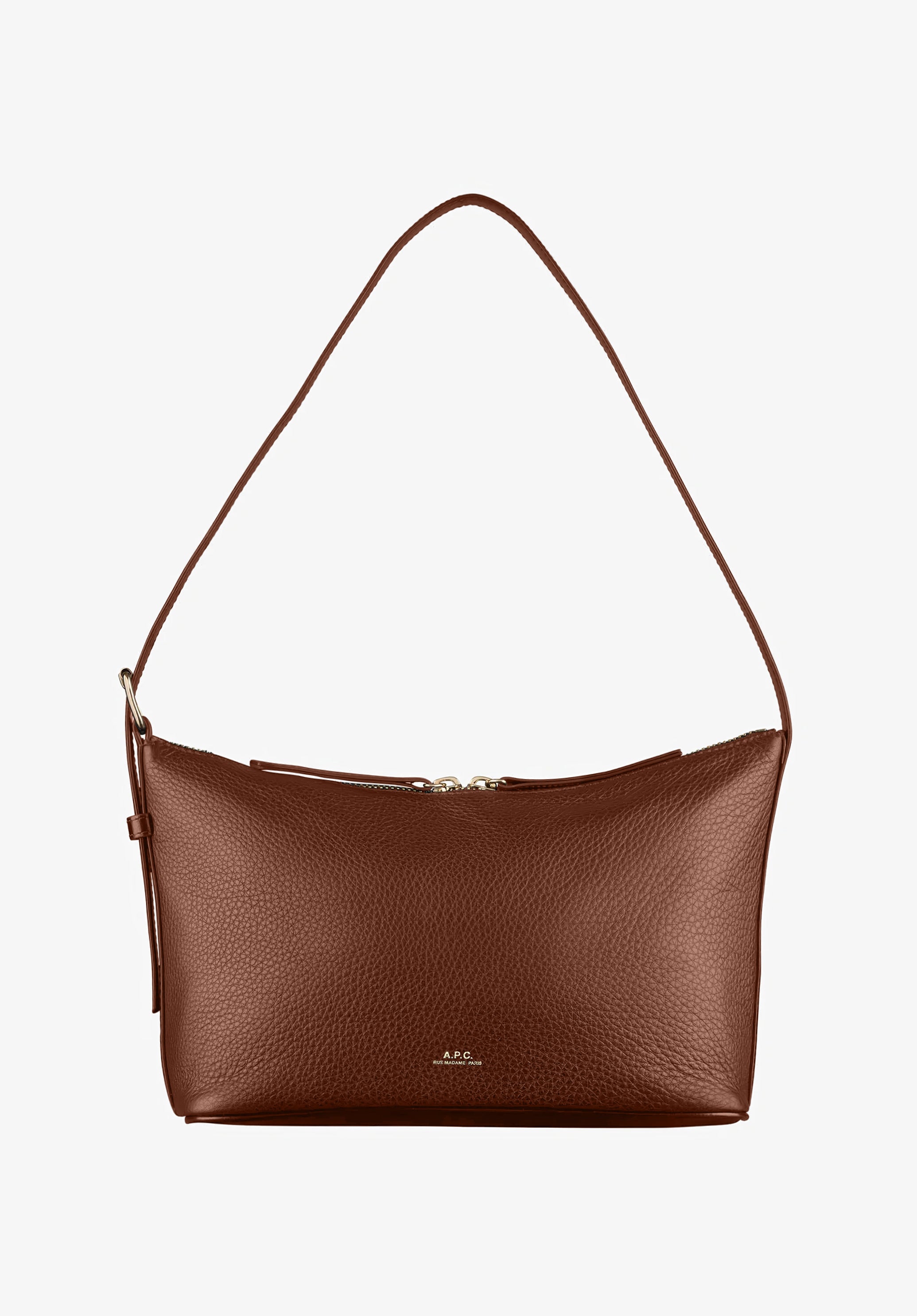 CARVEN 美品 ヴィンテージ レザー ショルダーバッグ Acne A.P.C Acne Studios - Multipocket shoulder bag - Dark brown/beige