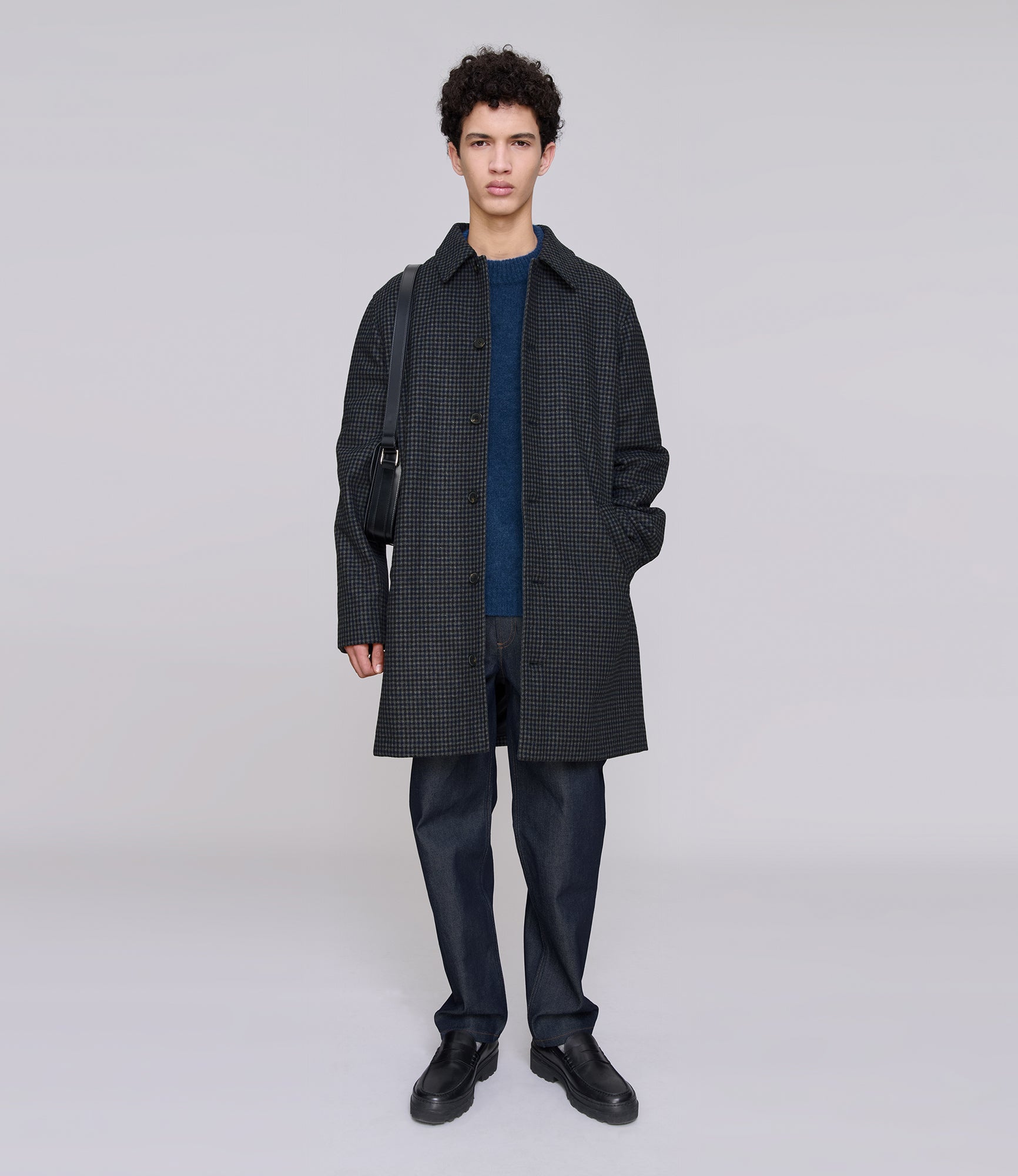 ジャケット・アウター A.P.C. Urban Mac Coat-Navy/M A.P.C. Navy Urban Mac Coat A.P.C.