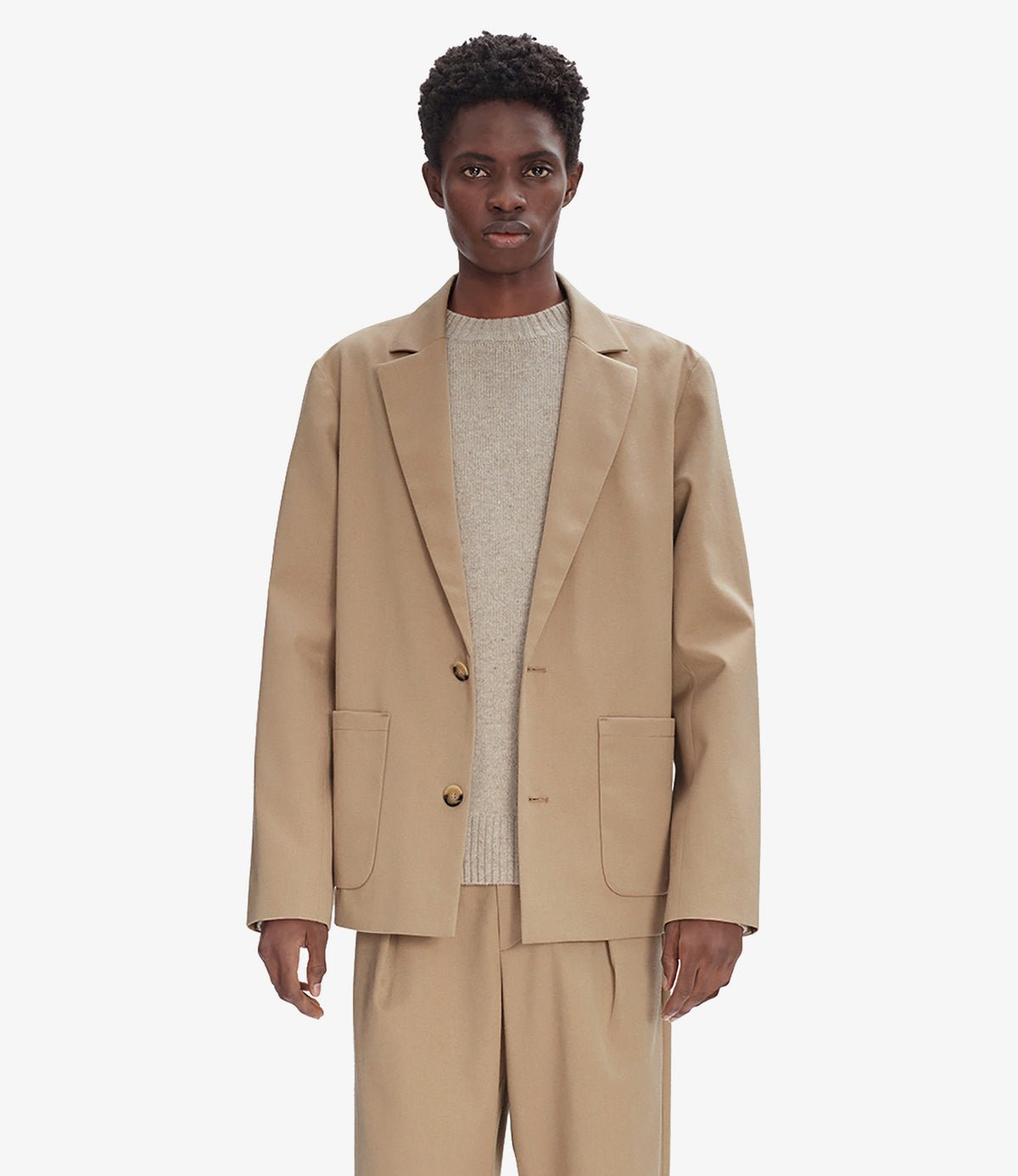 Luc jacket | Cotton-wool gabardine | A.P.C. Ready-to-Wear