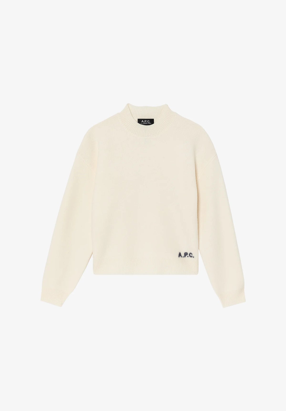 Esther sweater | Two-colour thick felted wool collection | A.P.C. 