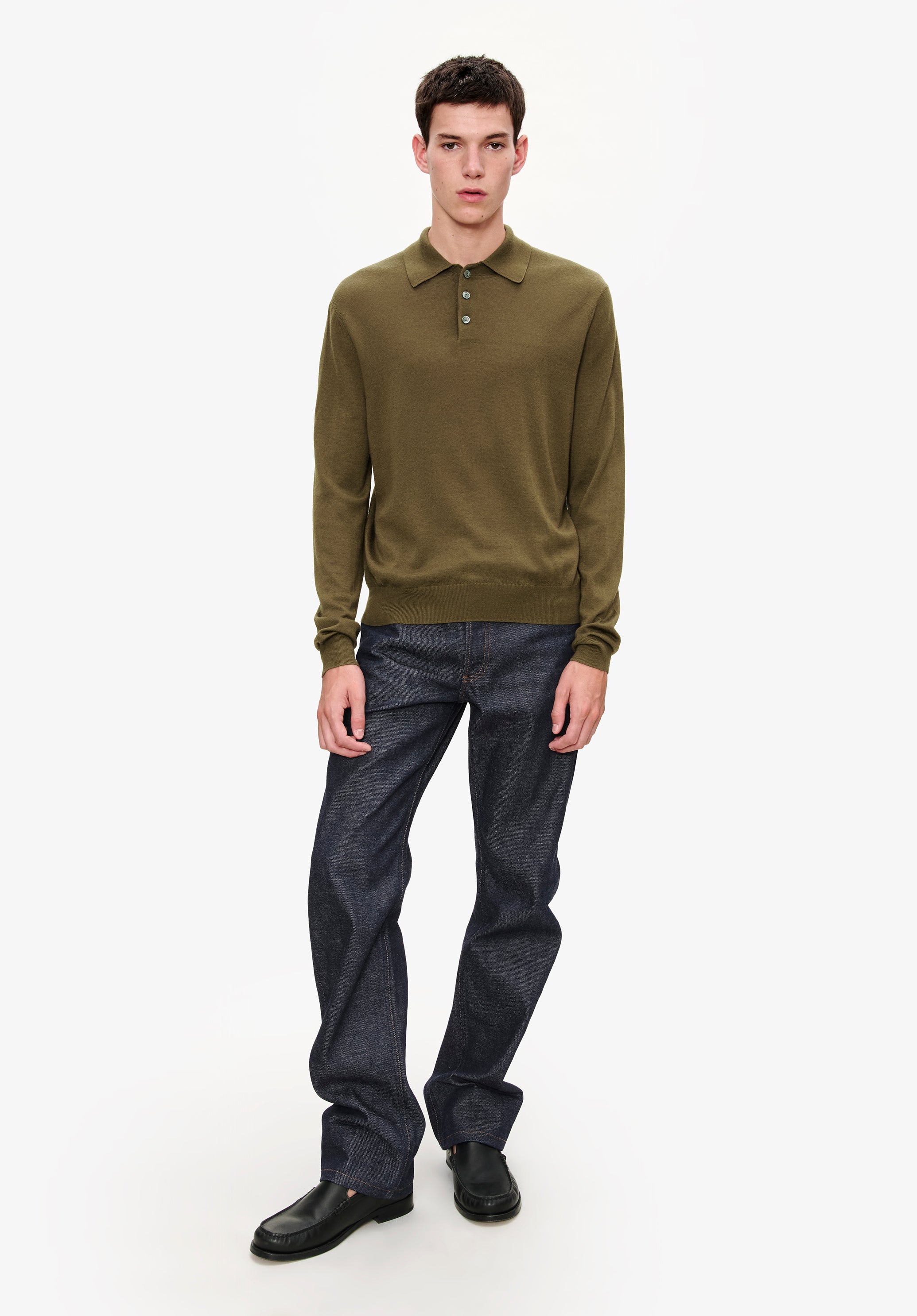 Wool polo shirt | T-shirts | A.P.C. Ready-to-Wear