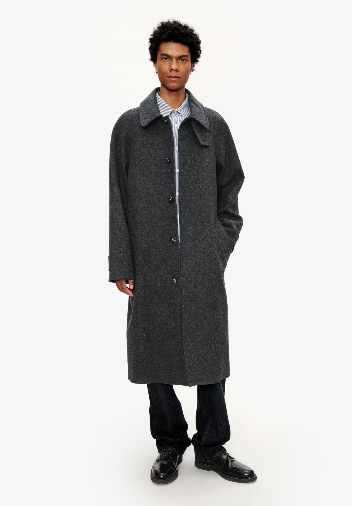a.p.c long coat