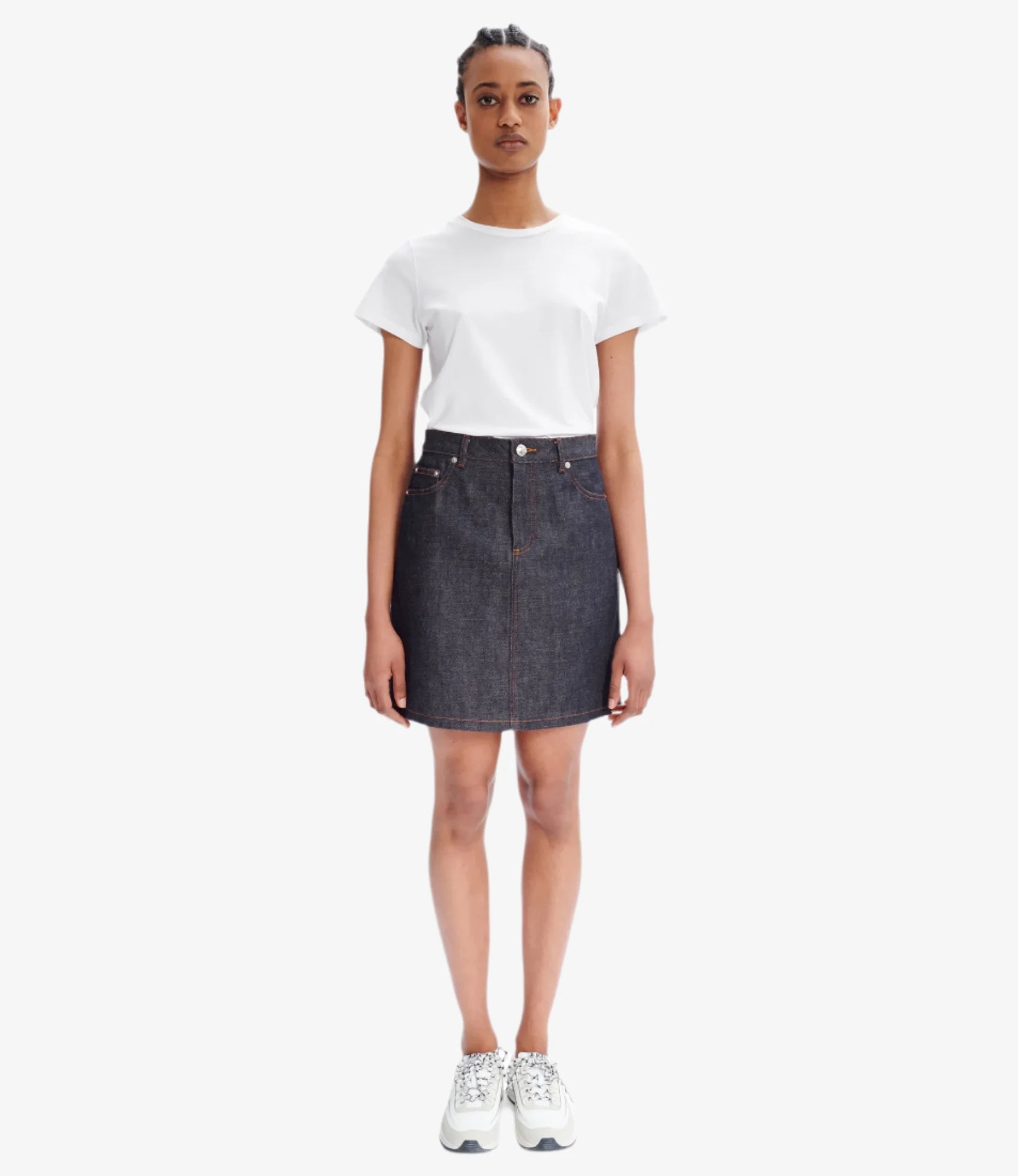A.P.C|SKIRTS (Standar Skirt (COGUI F06094 LZE)) Standard skirt | Raw Japanese Selvedge Denim | A.P.C. Ready