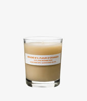 Scented candle orange blossom