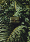 A.P.C. Carte Blanche #2 - Green Grace Soft Bag in jungle leaves