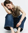 A.P.C. Women - woman model sitting on a floor