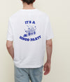 A.P.C. Men - man model backview of t-shirt design