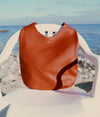 Red bag on a chair