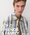 A.P.C. Friends & Family Men's - Man wearing plaid shirt