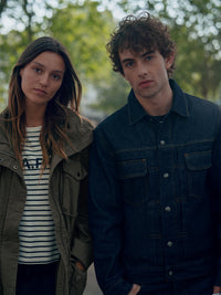 GAP x A.P.C. - Woman and Man facing camera
