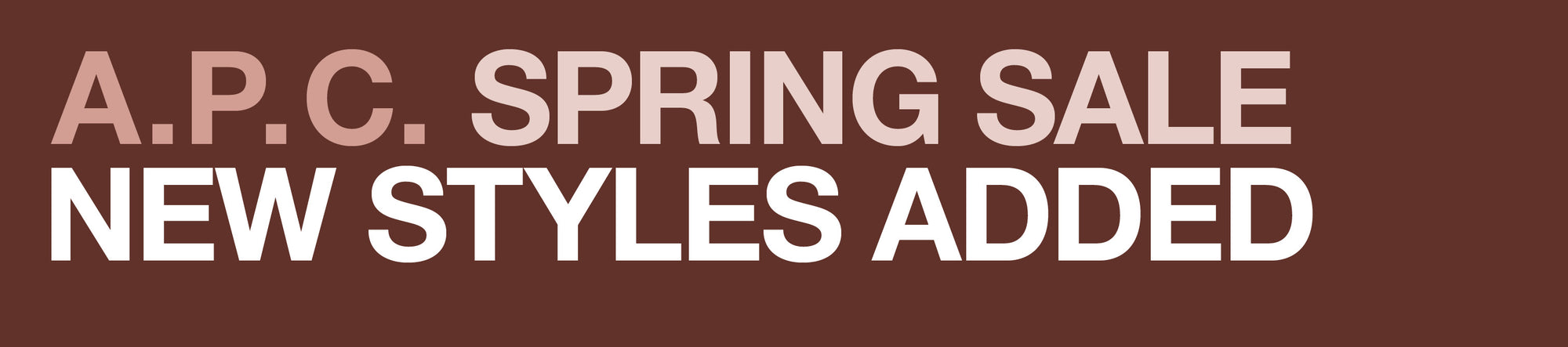 New Sale Styles Added